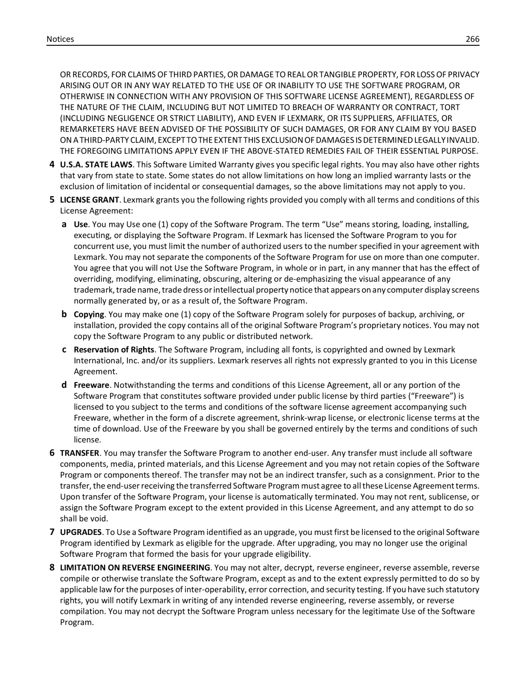 Lexmark C950 manual 266 