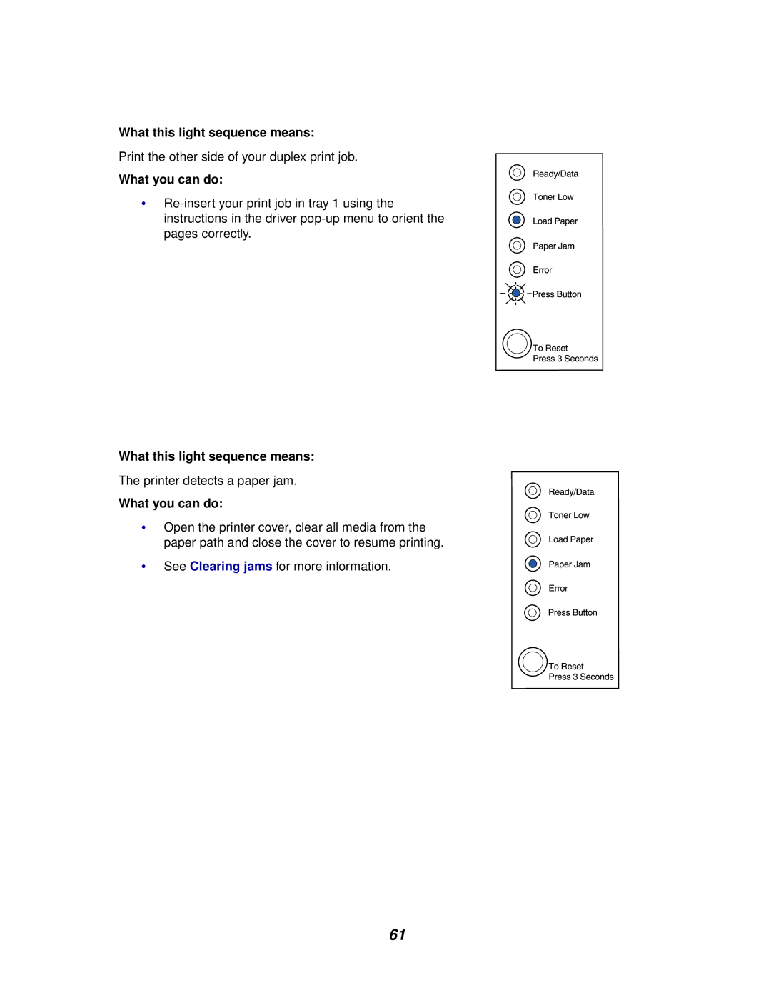 Lexmark E320/E322 manual Print the other side of your duplex print job 