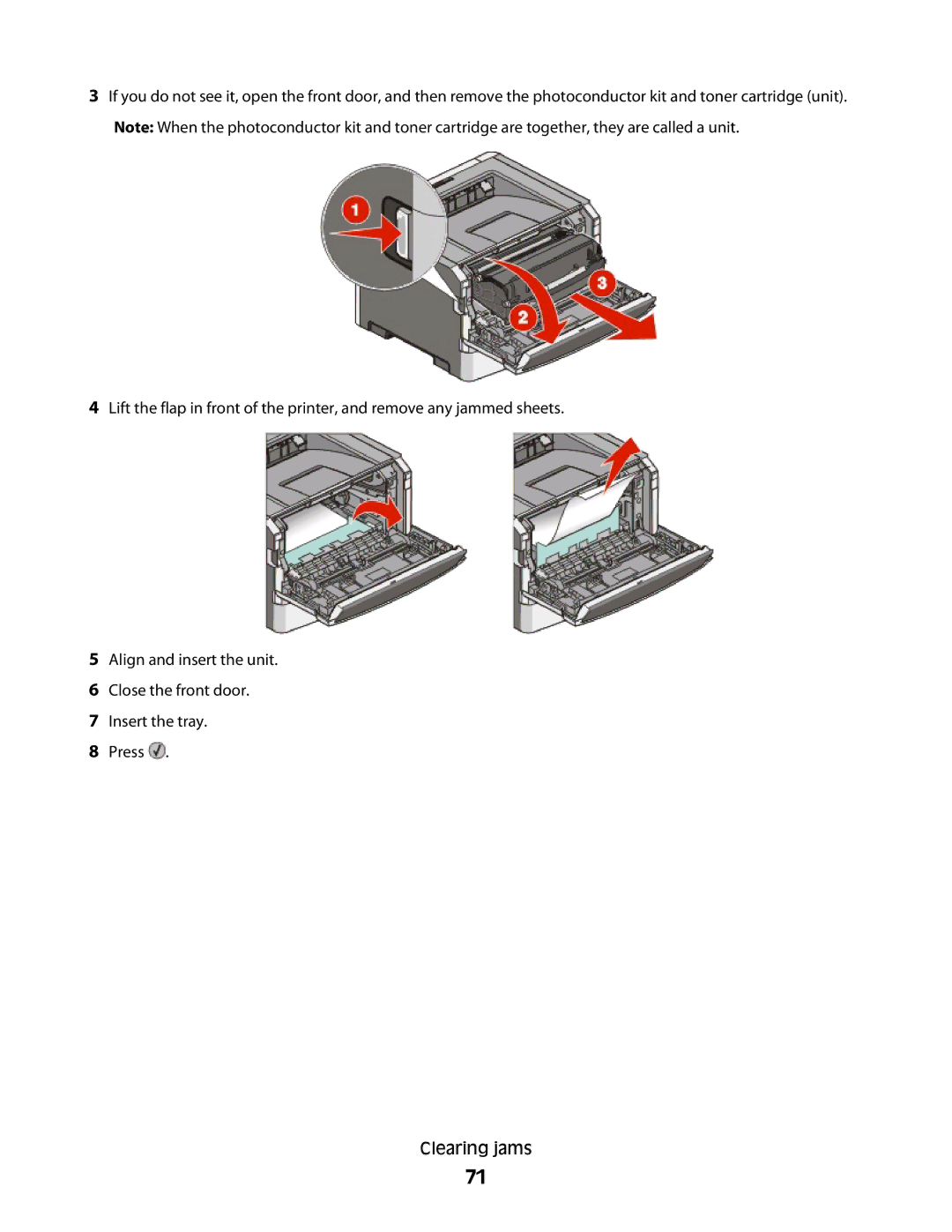 Lexmark E460dw manual 