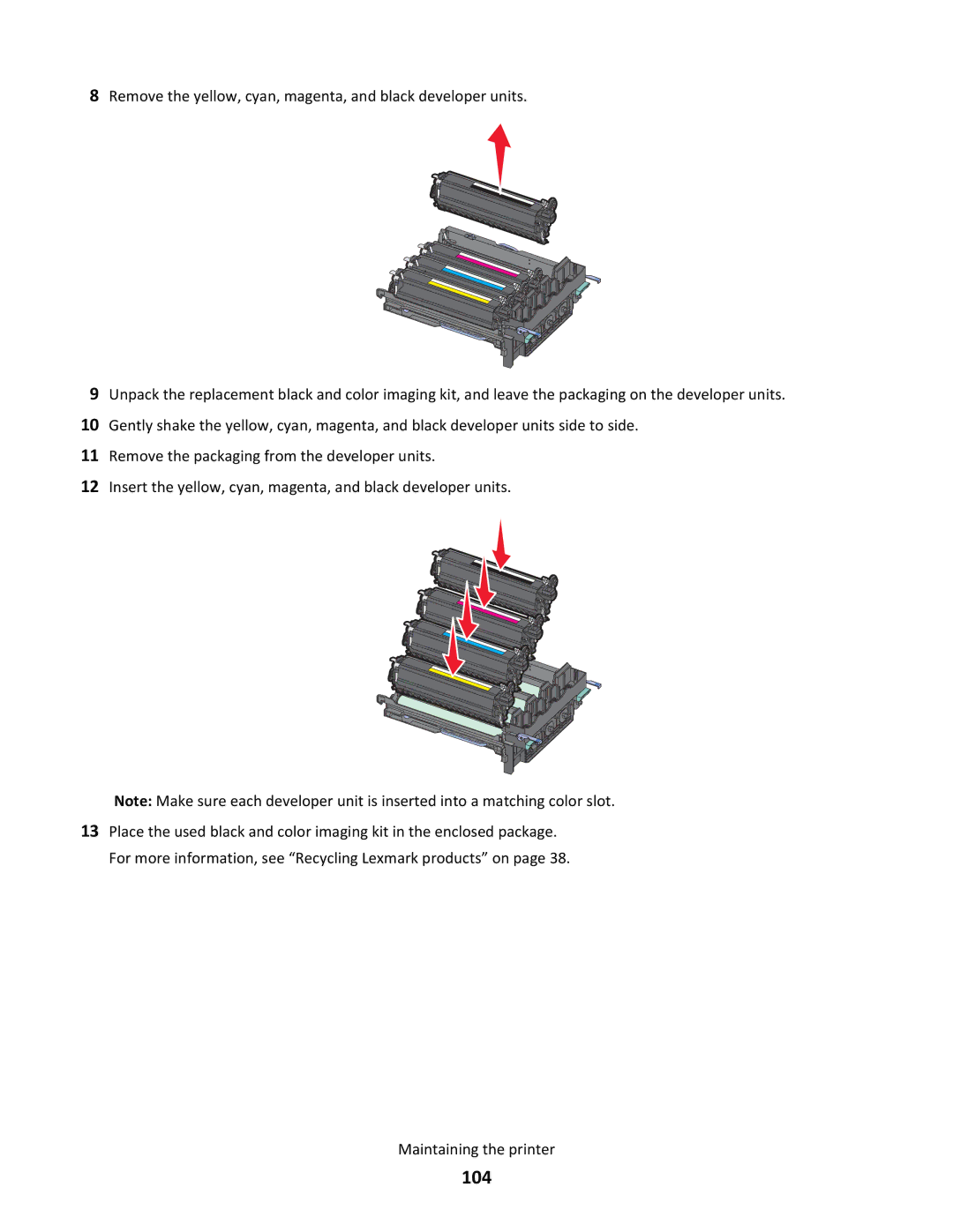 Lexmark 26C0106, gd2, gd1, dn1, dn2, 43W, 439, 430, 544dn, 544n, 5025, 26C0104, 26C0000, 26C0050, xd2, 26B0000, 26C0006, 26B0002, xd1 