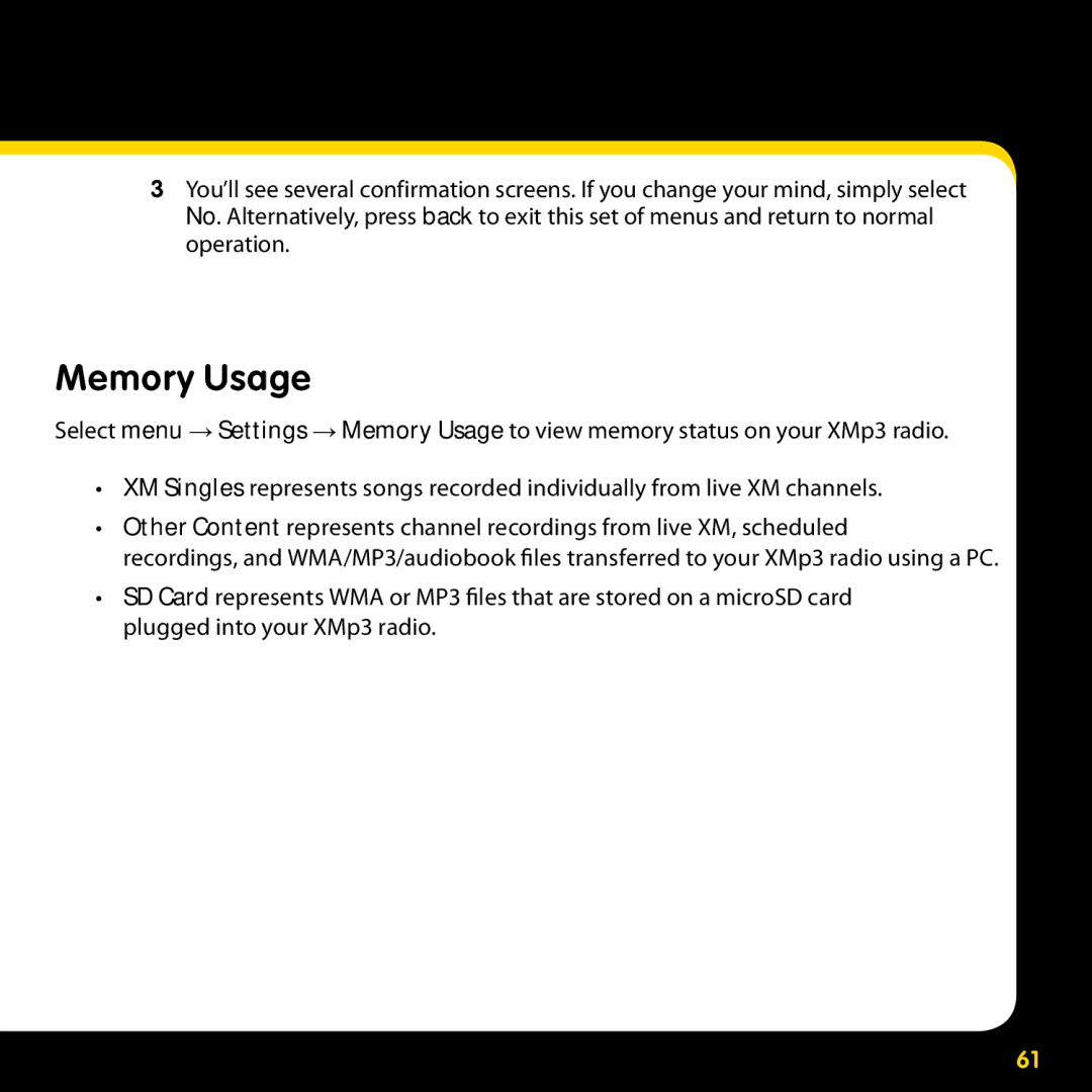 Lexmark GEX-XMP3 manual Memory Usage 