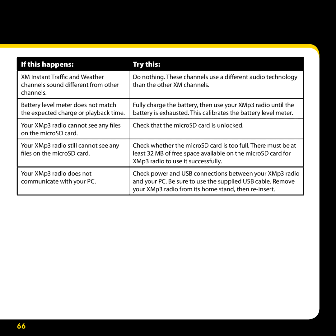 Lexmark GEX-XMP3 manual XM Instant Traffic and Weather 