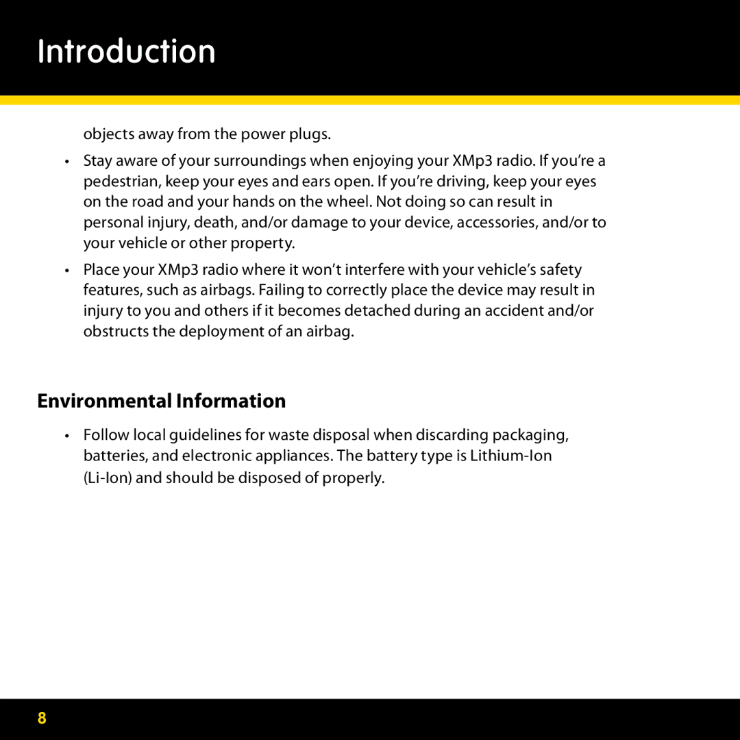 Lexmark GEX-XMP3 manual Environmental Information 