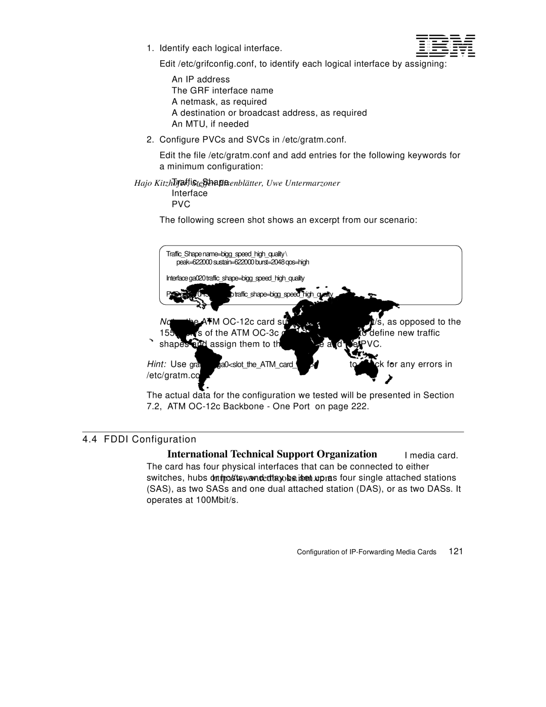 Lexmark IBM 9077 manual Fddi Configuration, 121 