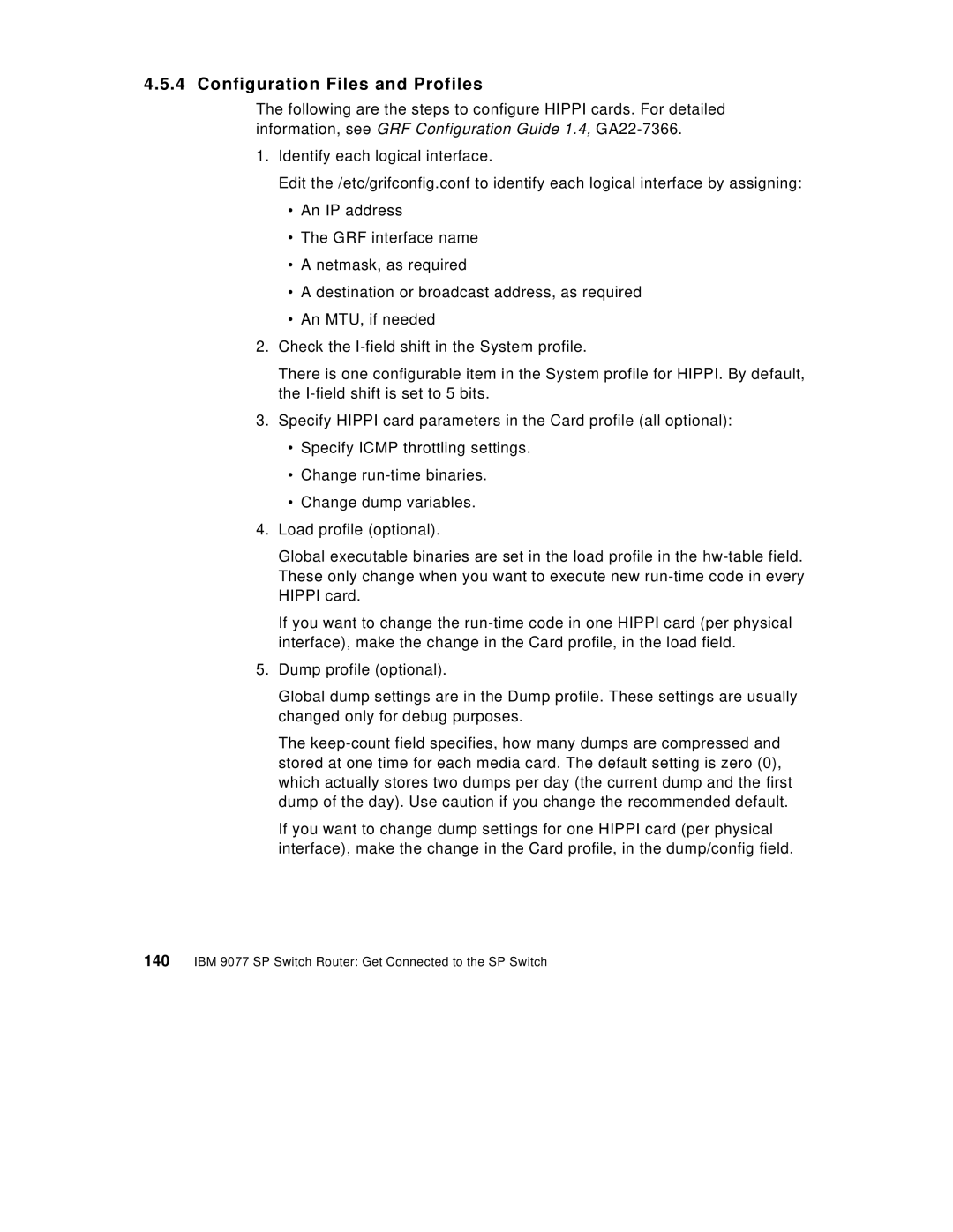 Lexmark IBM 9077 manual Configuration Files and Profiles 