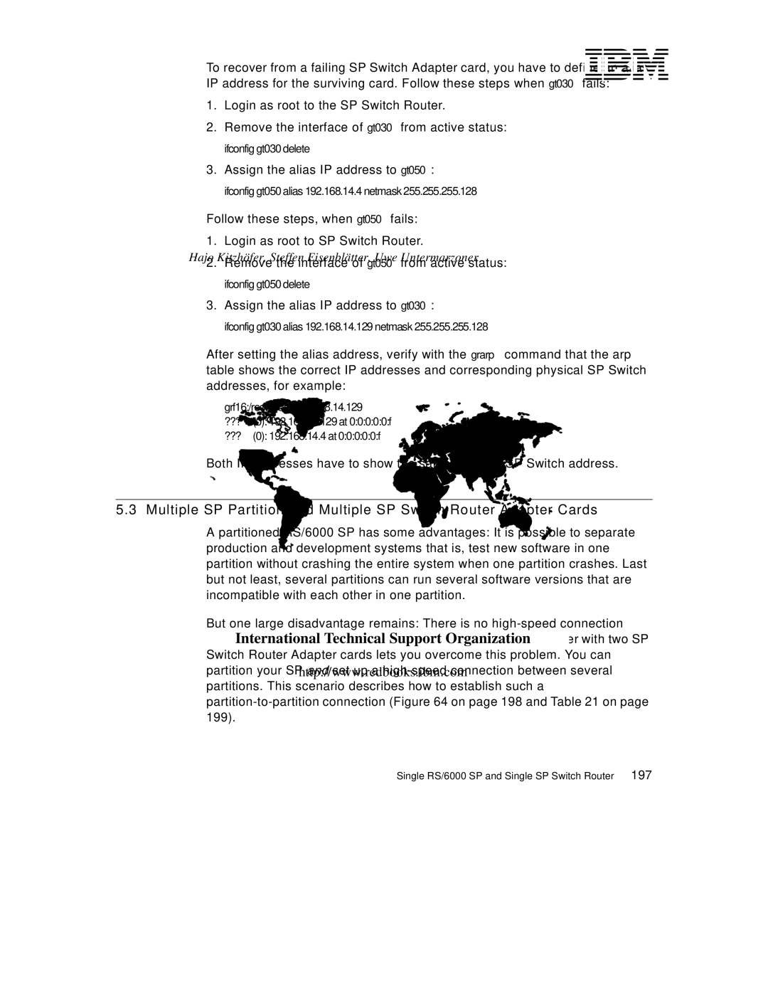 Lexmark IBM 9077 manual Assign the alias IP address to gt050 