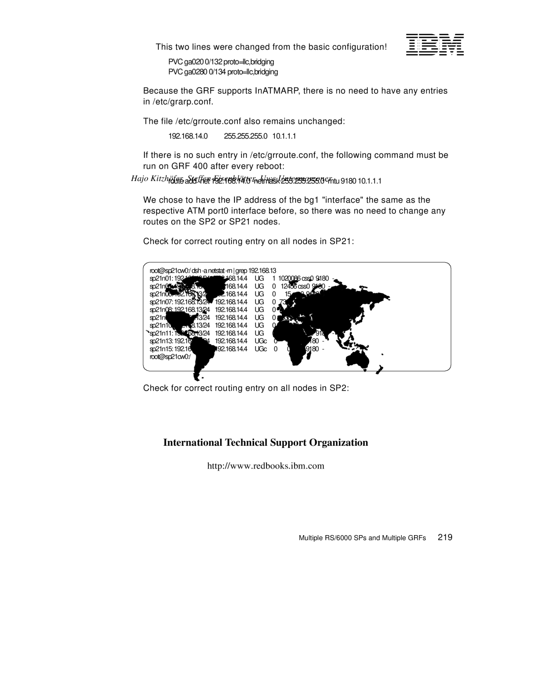 Lexmark IBM 9077 manual This two lines were changed from the basic configuration 