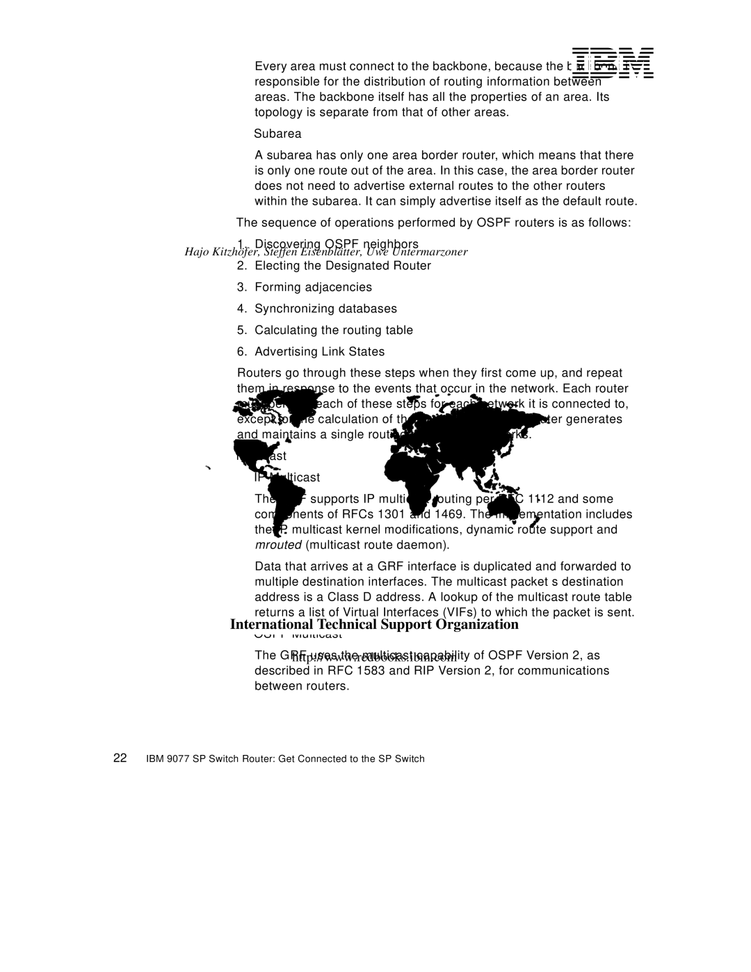 Lexmark IBM 9077 manual Multicast IP Multicast, Ospf Multicast 