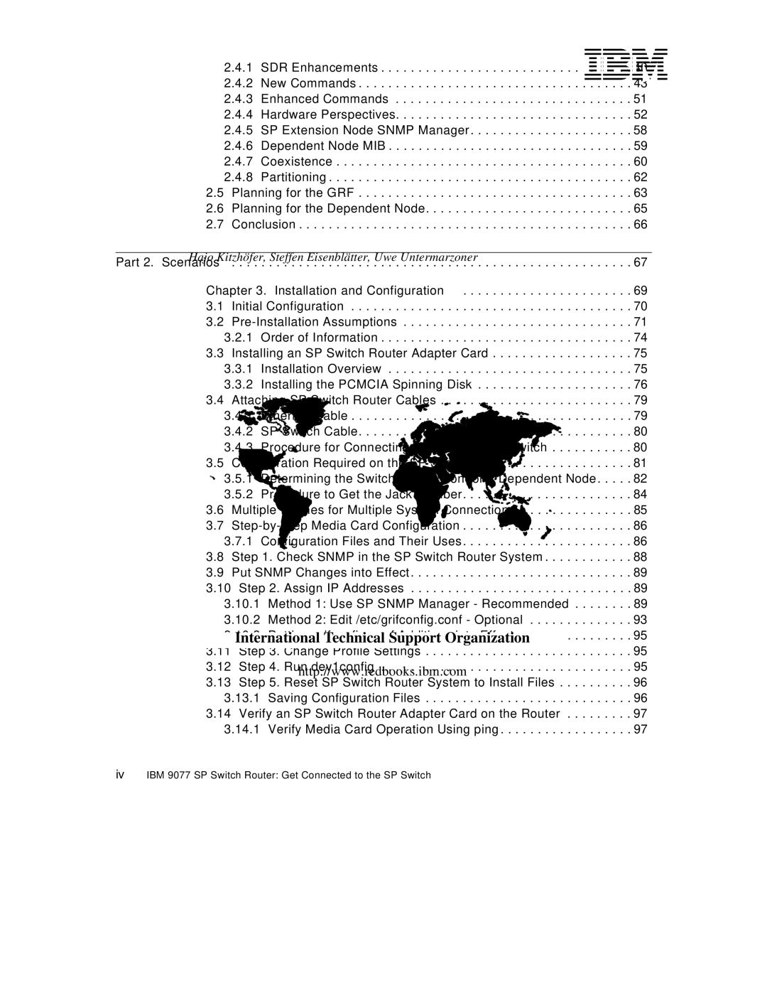 Lexmark manual Iv IBM 9077 SP Switch Router Get Connected to the SP Switch 