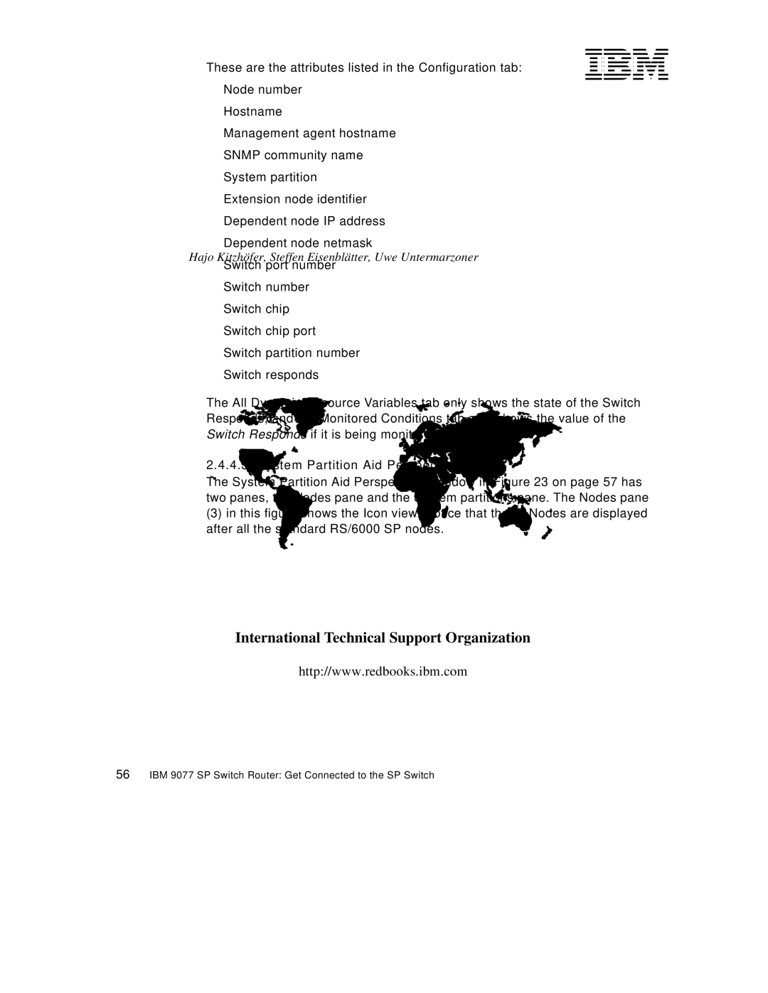 Lexmark IBM 9077 manual System Partition Aid Perspectives 