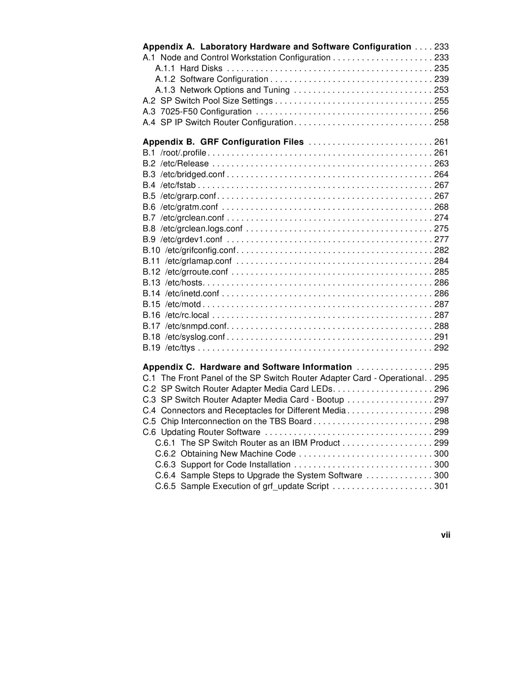 Lexmark IBM 9077 manual Vii 