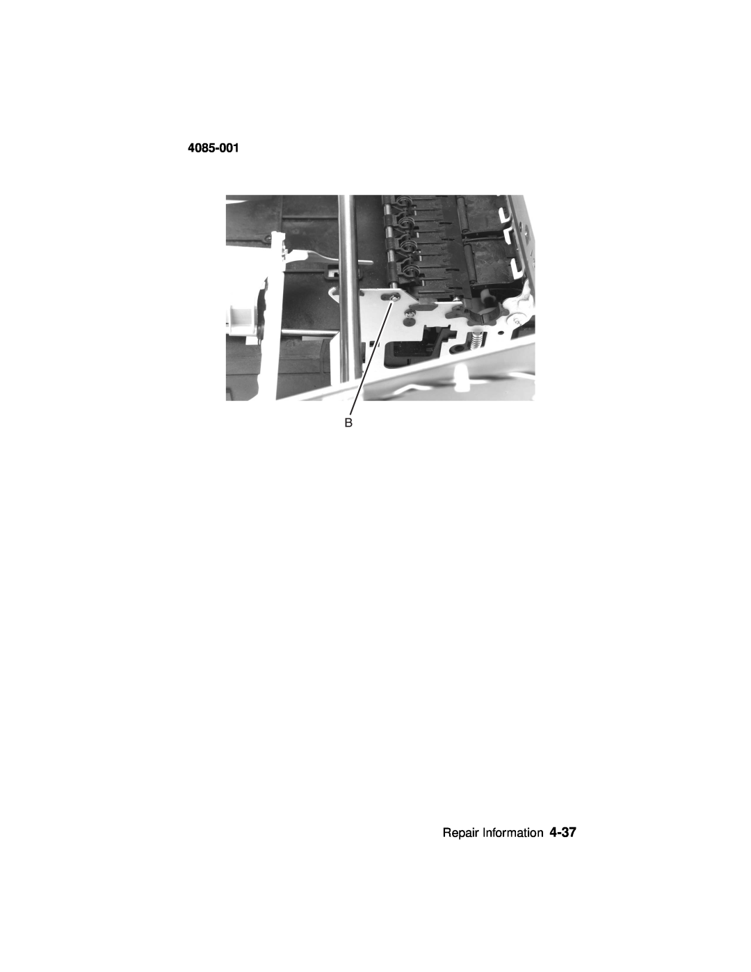Lexmark Printer, J110 manual 4085-001, Repair Information 