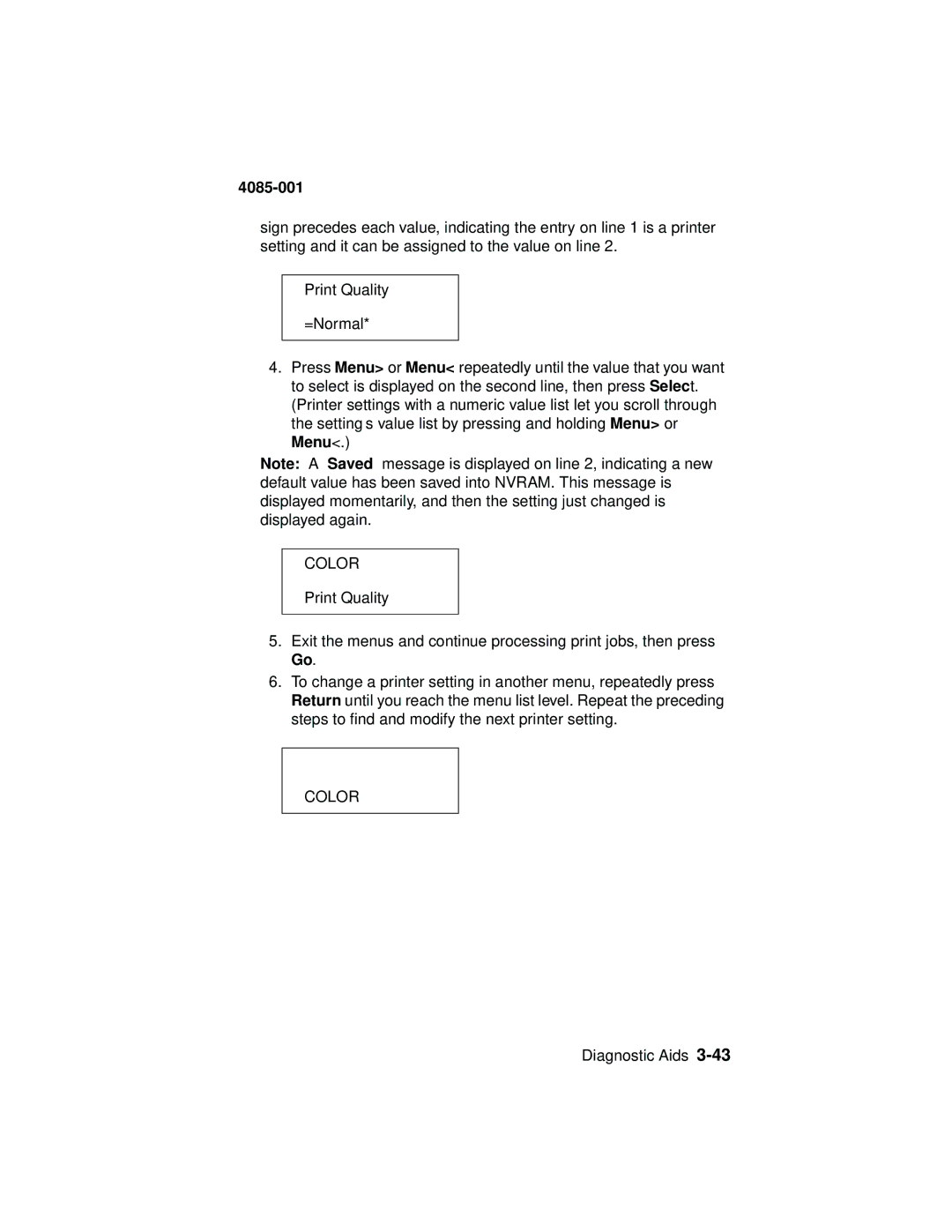 Lexmark Printer, J110 manual Color 