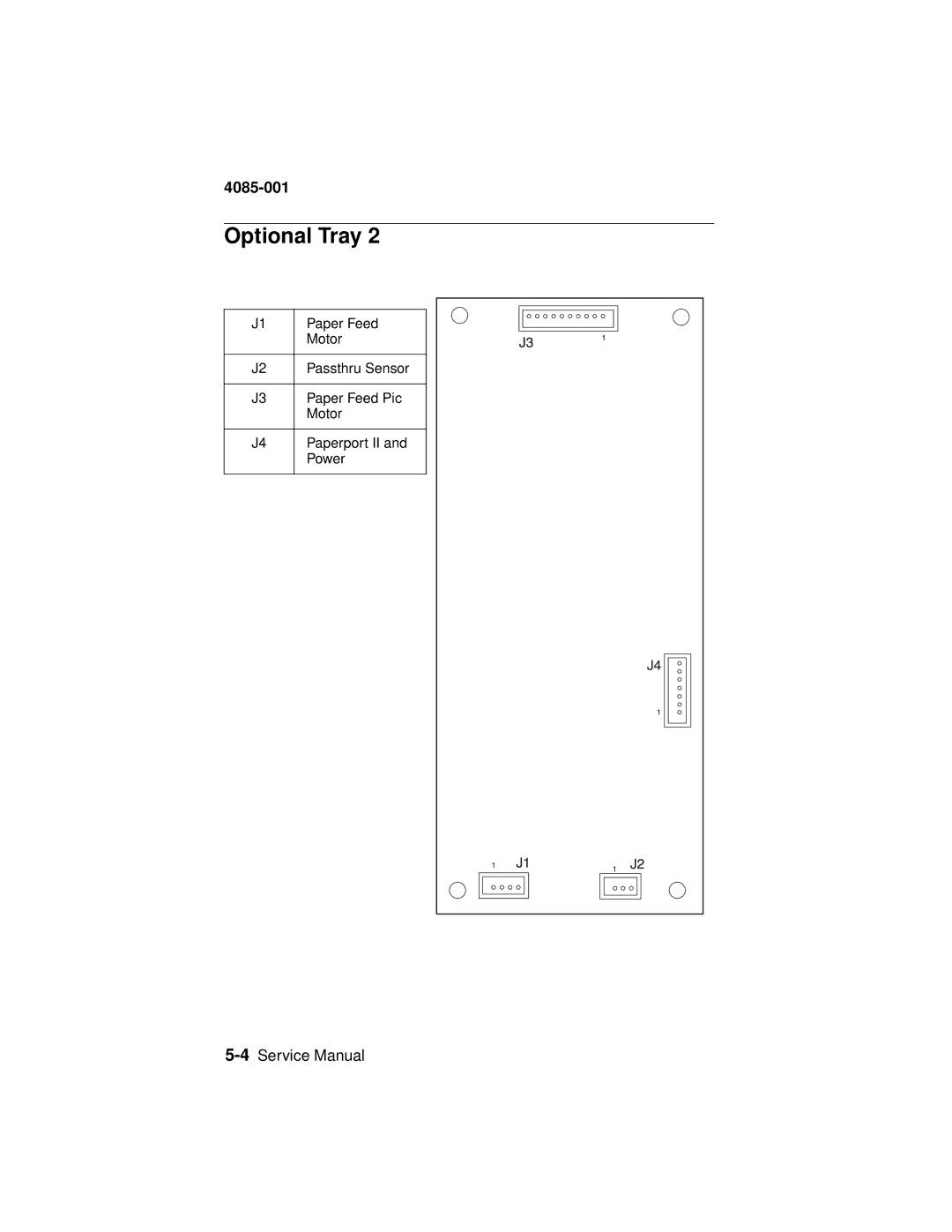 Lexmark J110, Printer manual Optional Tray 