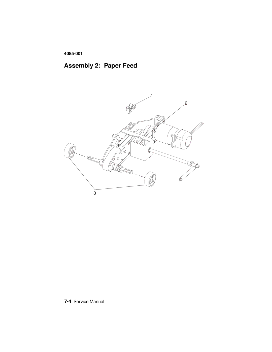 Lexmark J110, Printer manual Assembly 2 Paper Feed 