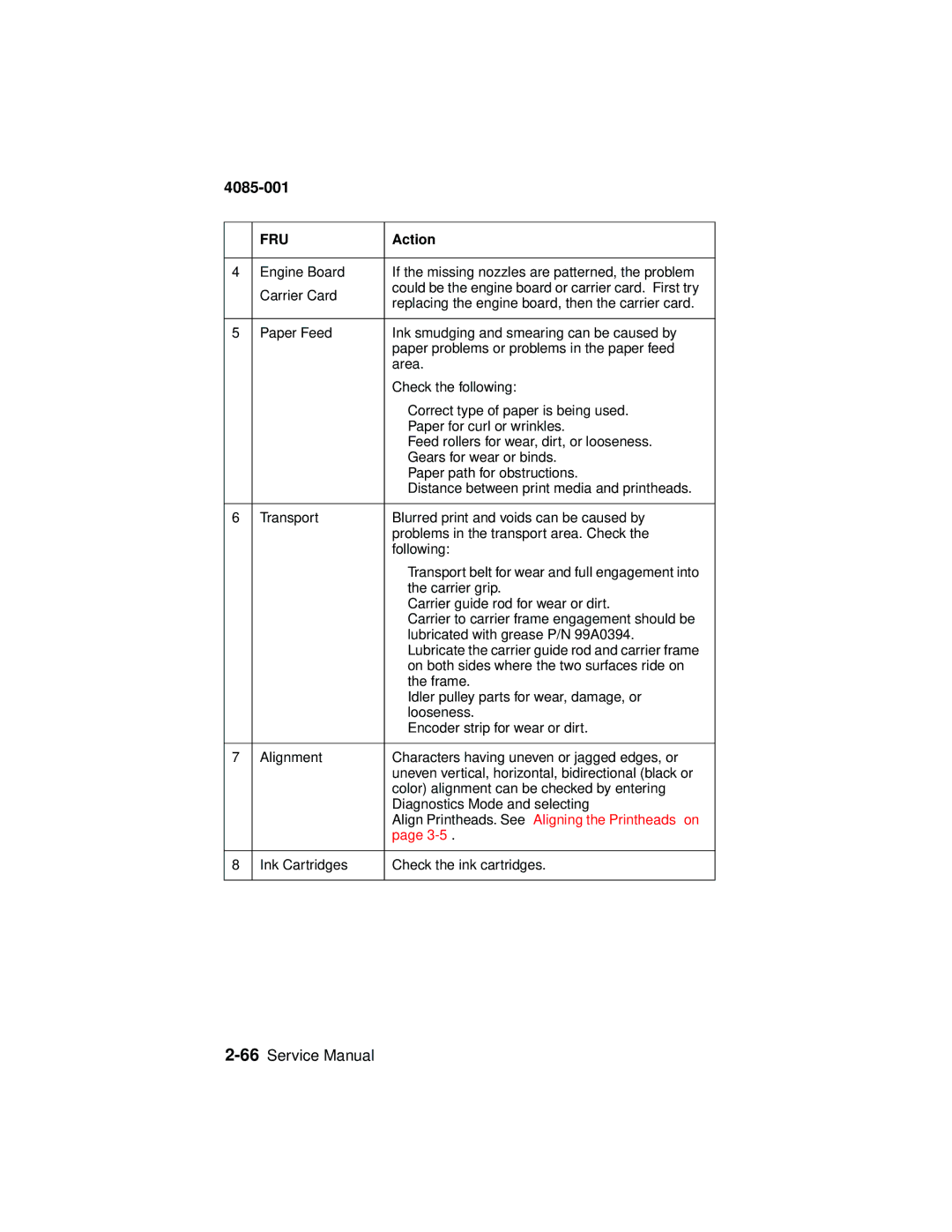 Lexmark J110, Printer manual Align Printheads. See Aligning the Printheads on 