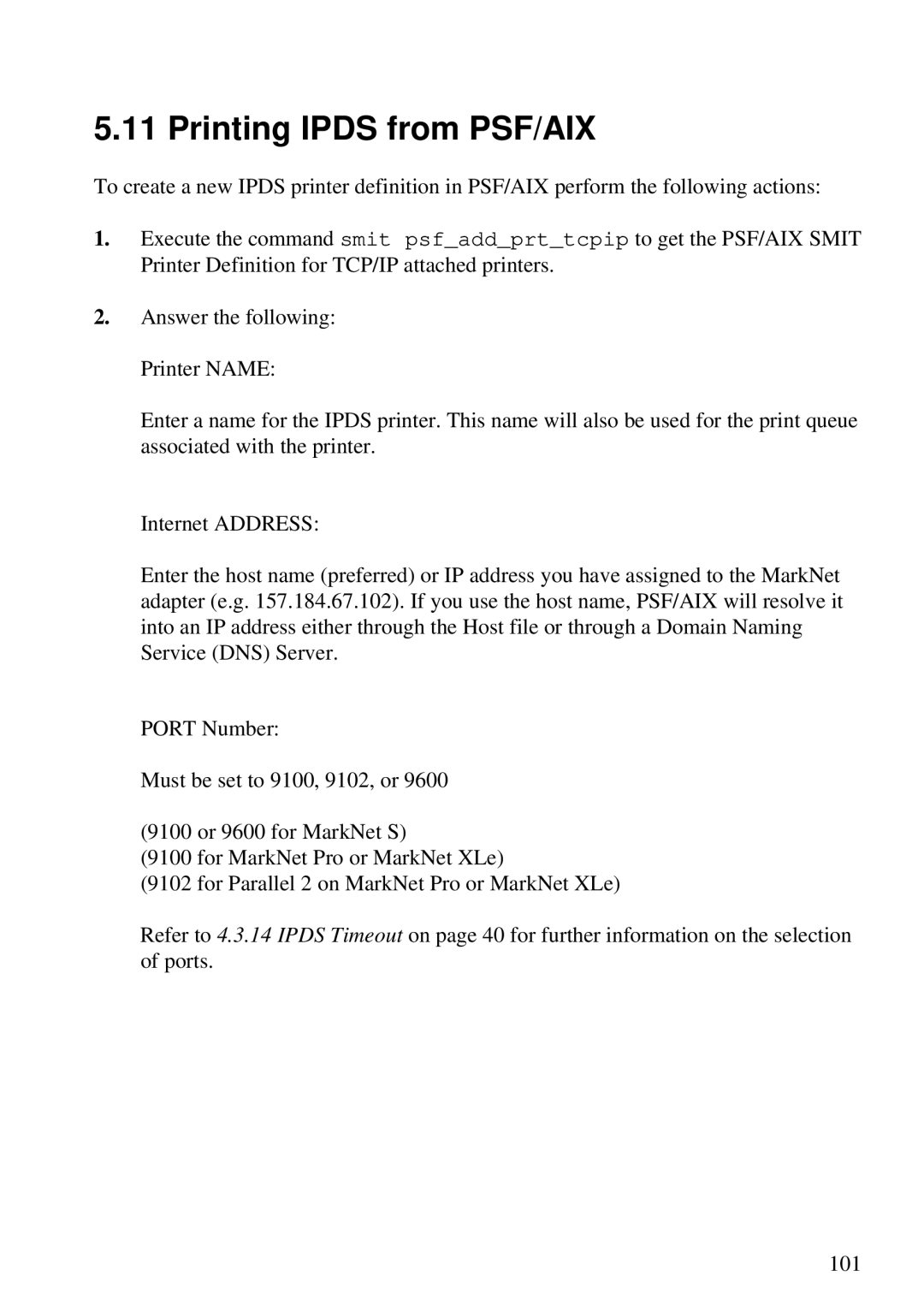 Lexmark Se 3455, K 1220 manual Printing Ipds from PSF/AIX 