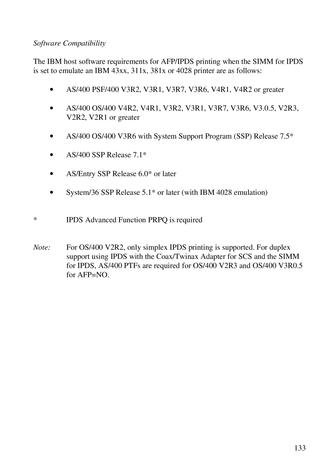 Lexmark Se 3455, K 1220 manual Software Compatibility 