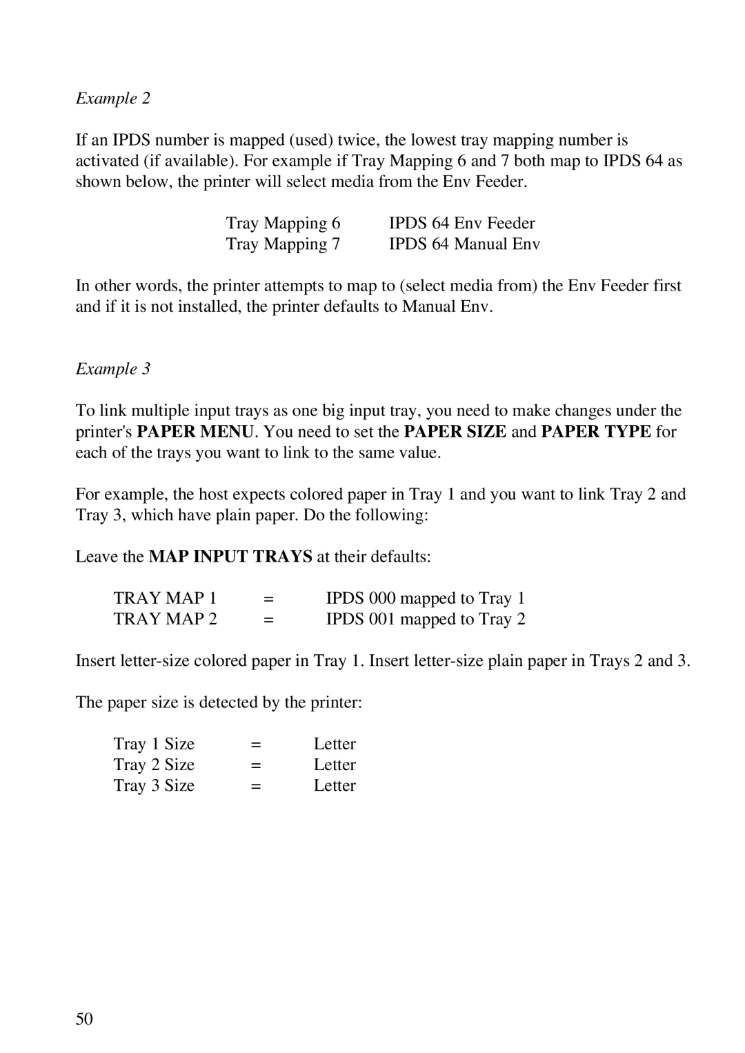 Lexmark K 1220, Se 3455 manual Example 