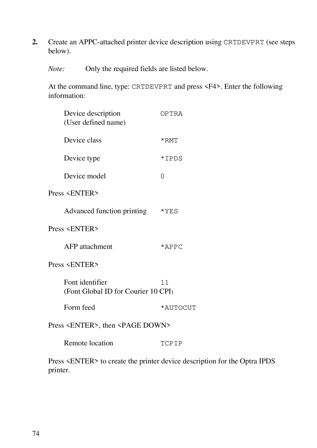 Lexmark K 1220, Se 3455 manual User defined name Device class 