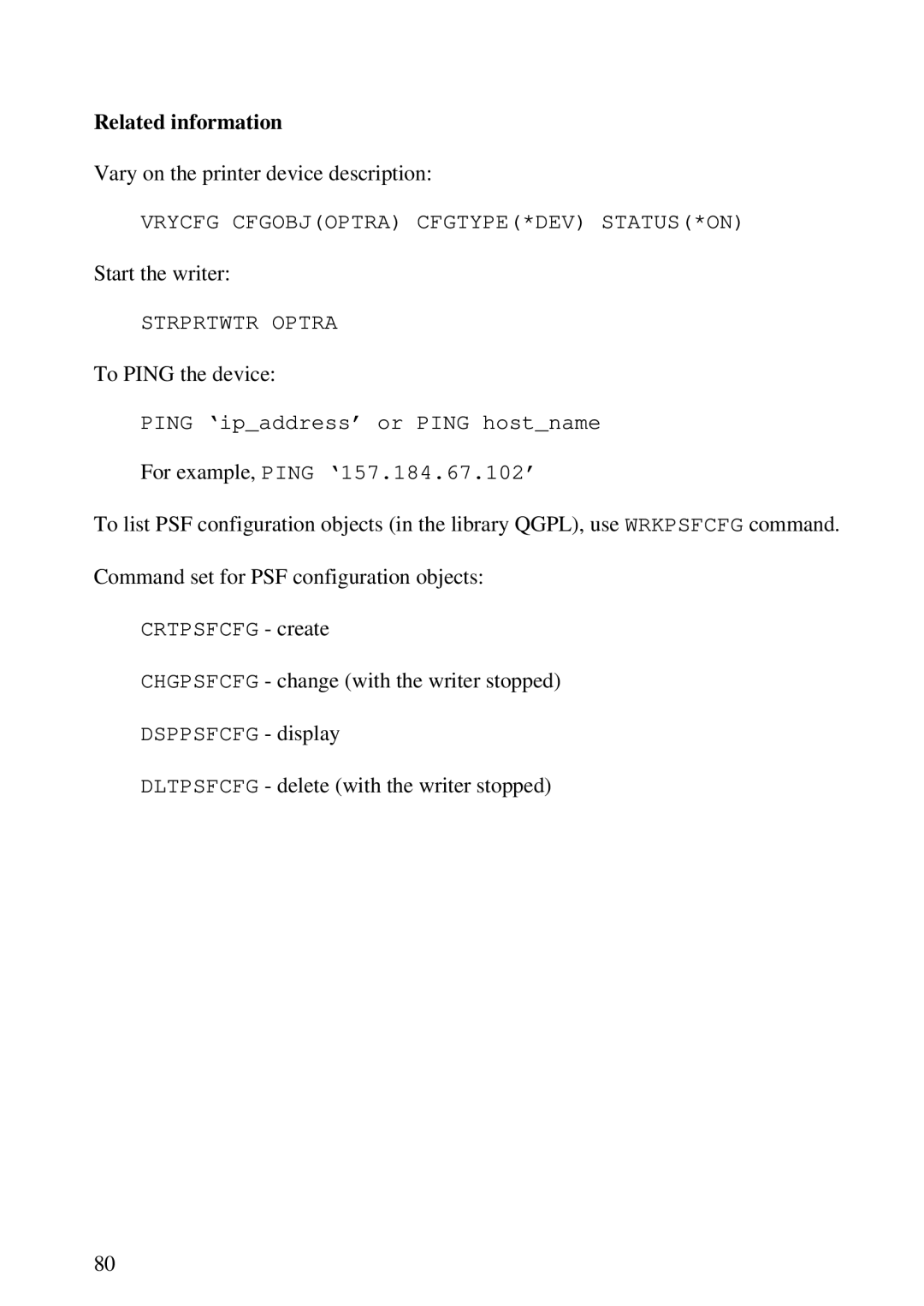 Lexmark K 1220, Se 3455 manual Chgpsfcfg change with the writer stopped 