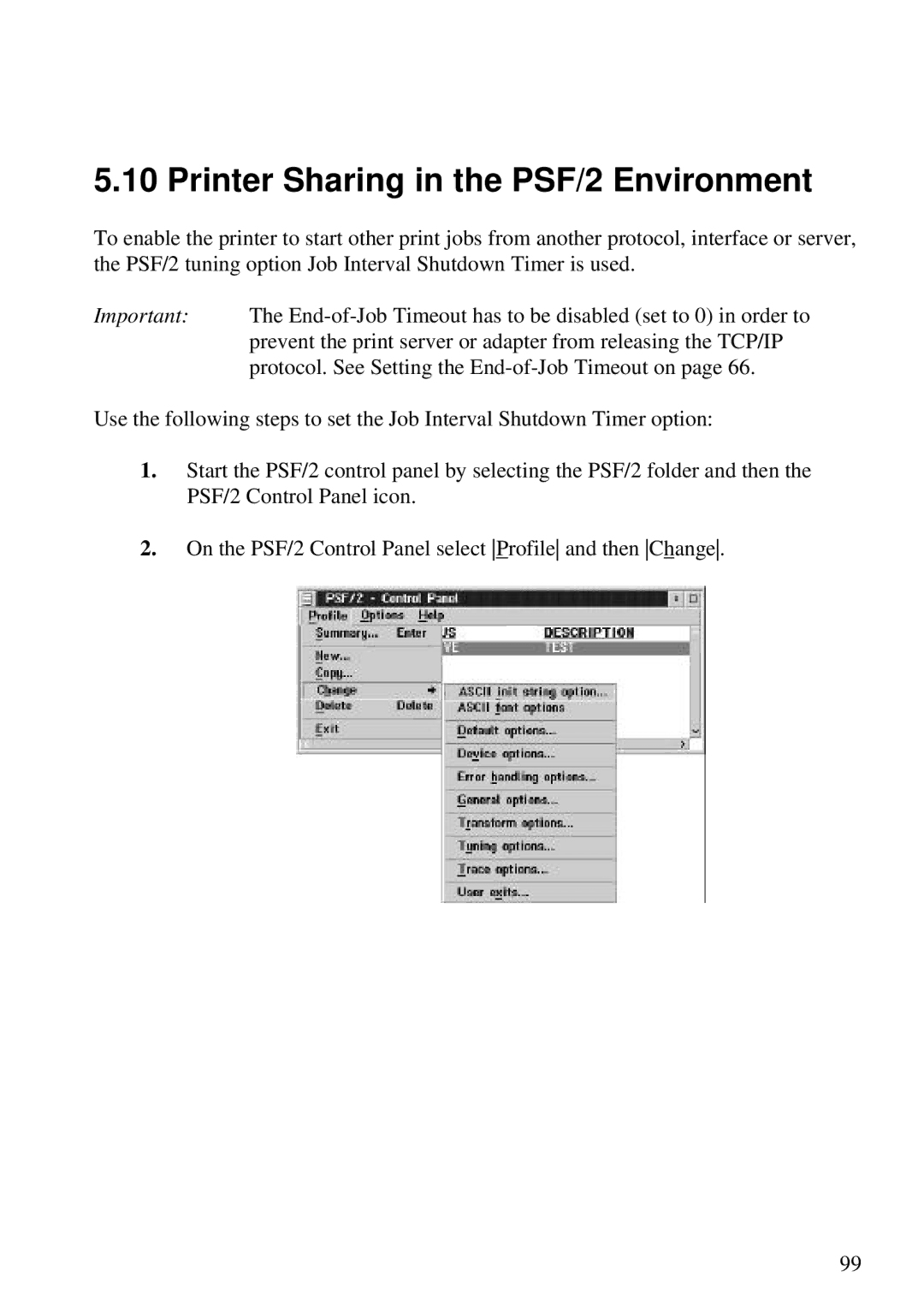 Lexmark Se 3455, K 1220 manual Printer Sharing in the PSF/2 Environment 