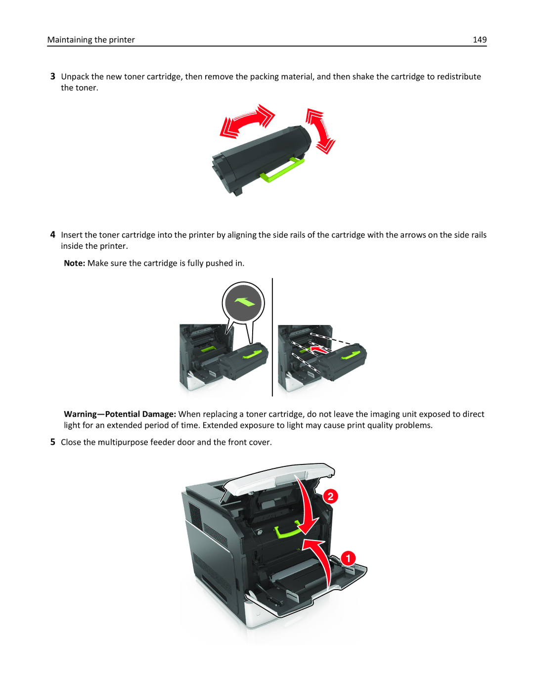 Lexmark M5163DN manual 