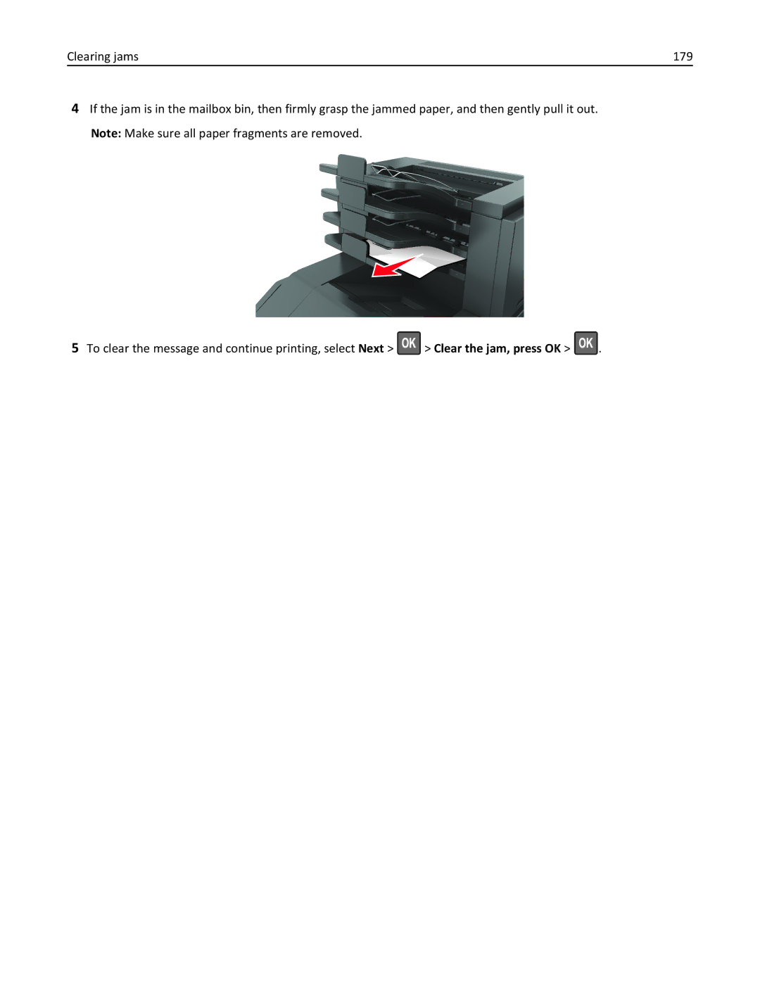 Lexmark M5163DN manual 