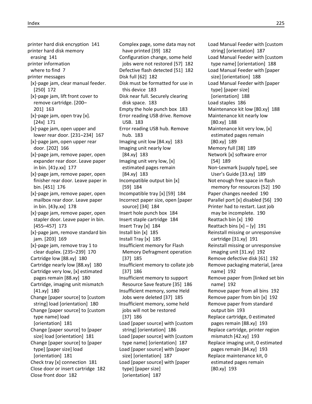 Lexmark M5163DN manual 