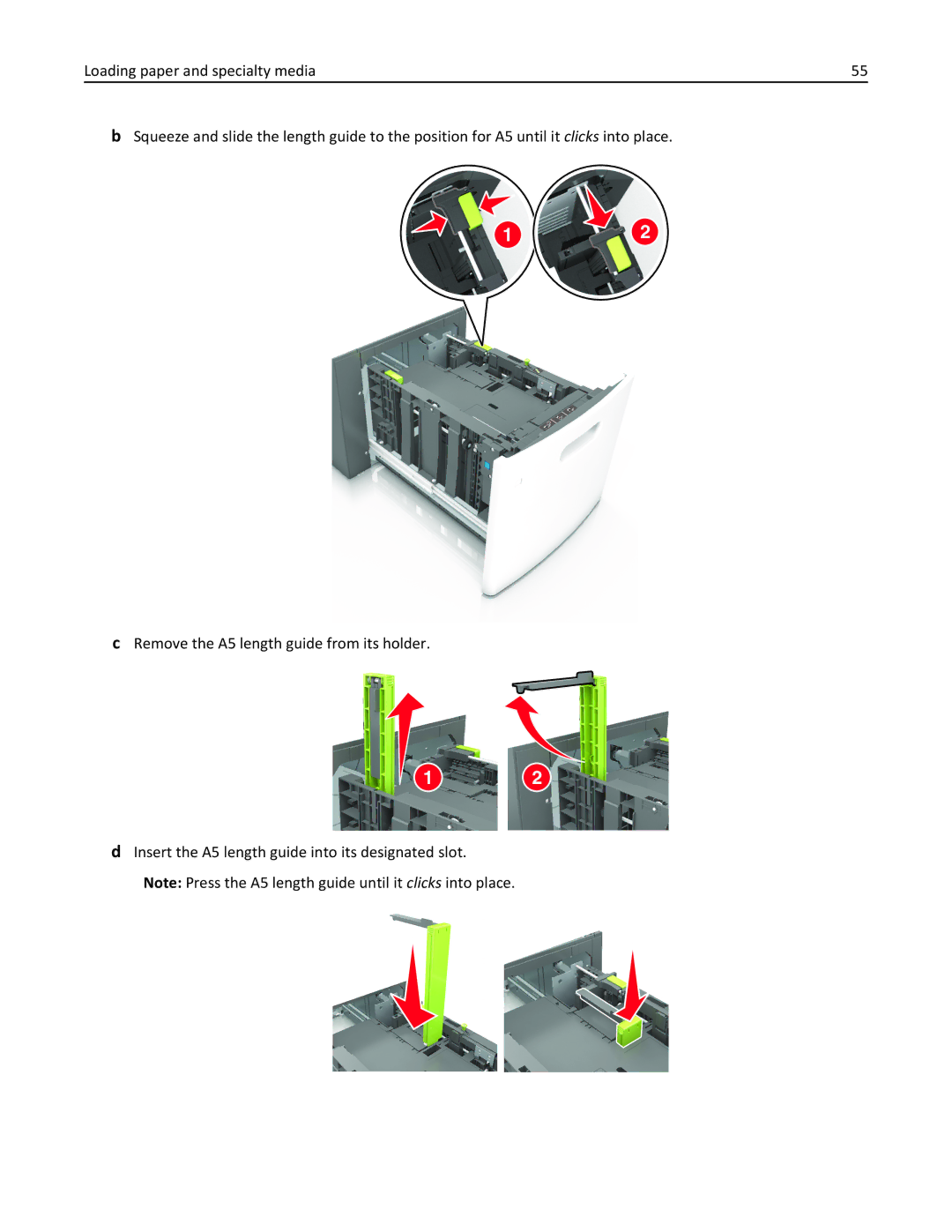 Lexmark M5163DN manual 