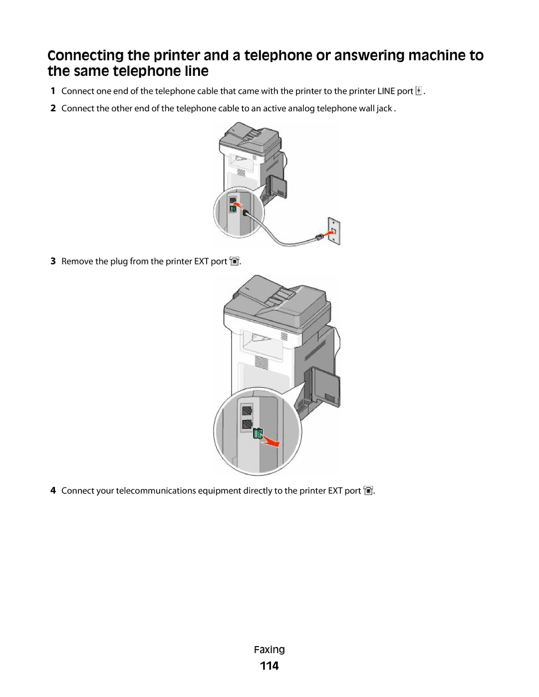 Lexmark MS00850, MS00859, MS00853, MS00855 manual 114 