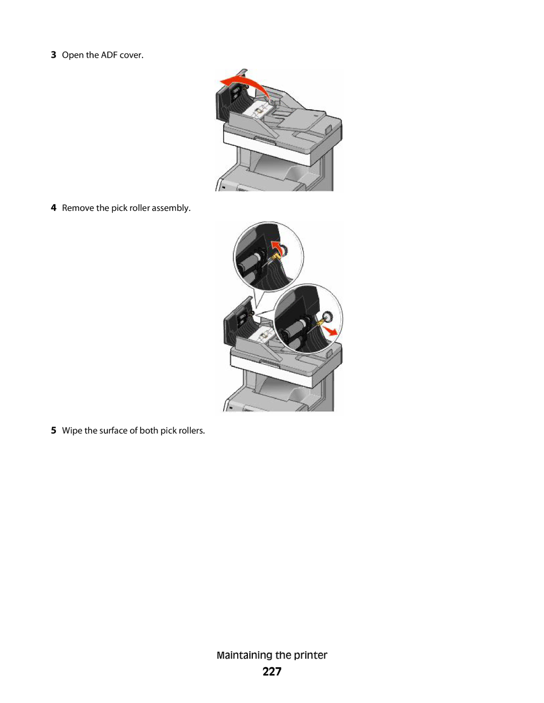 Lexmark MS00855, MS00859, MS00853, MS00850 manual 227 