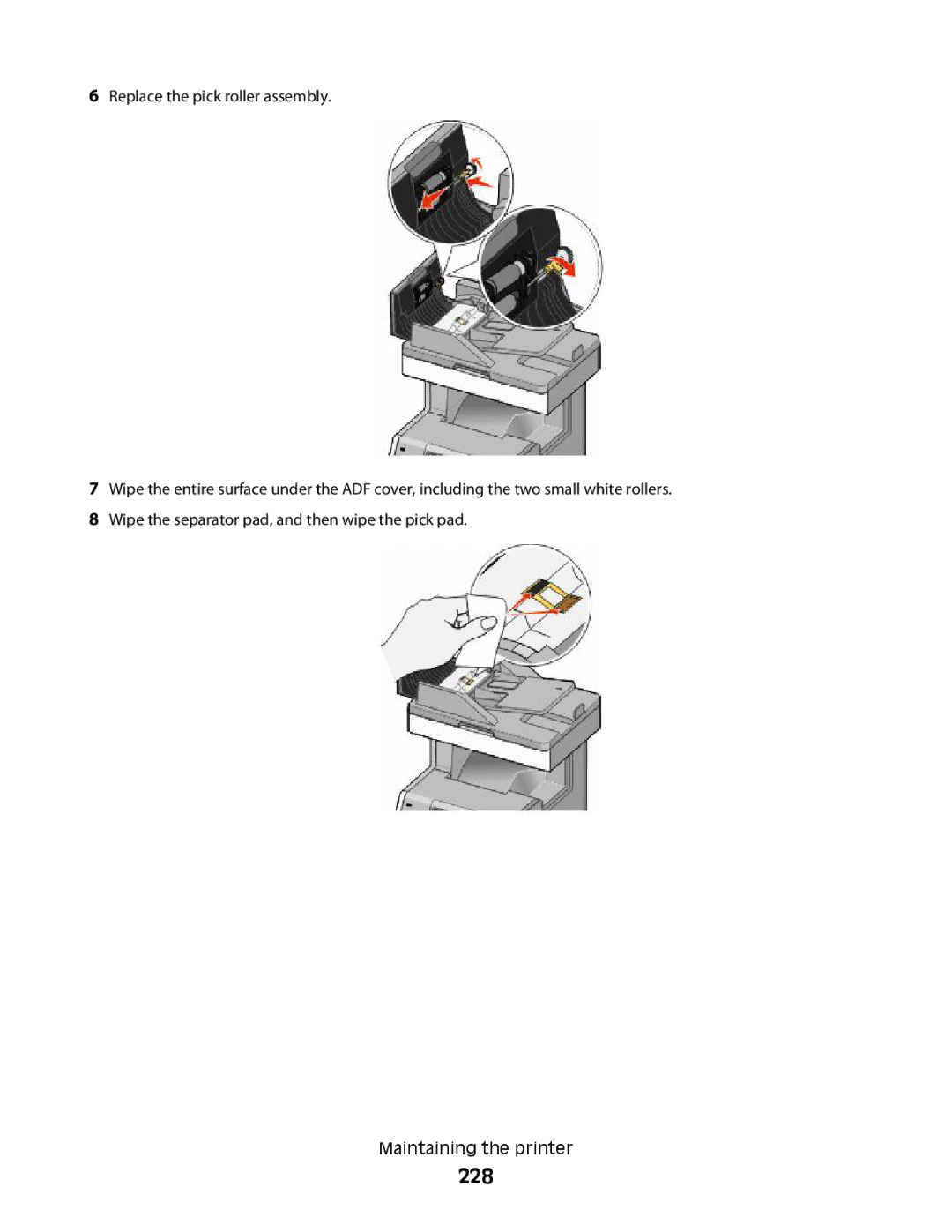 Lexmark MS00859, MS00853, MS00850, MS00855 manual 228 