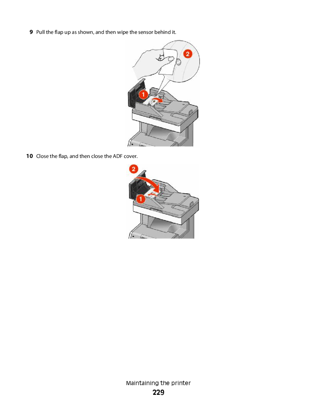 Lexmark MS00853, MS00859, MS00850, MS00855 manual 229 