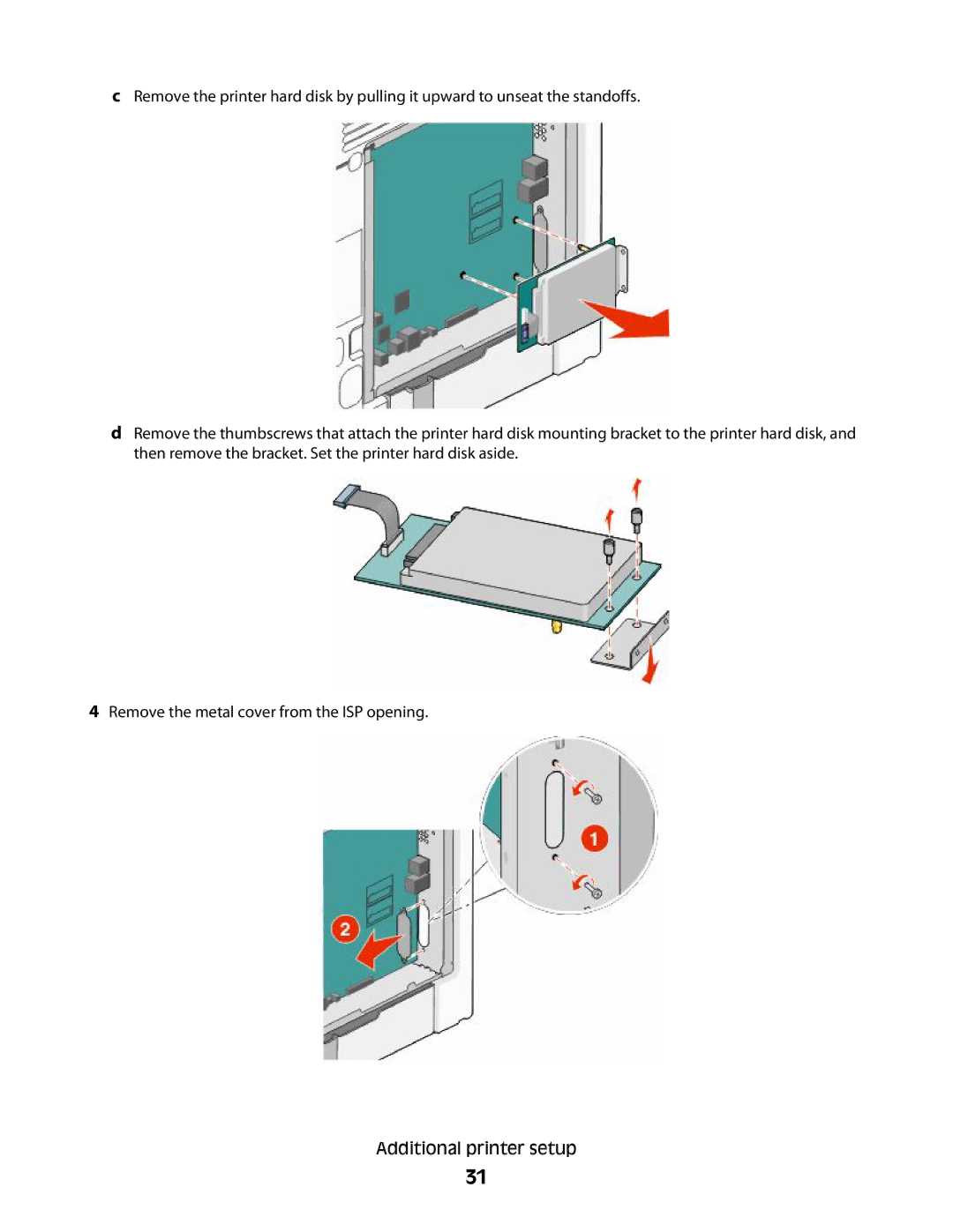 Lexmark MS00855, MS00859, MS00853, MS00850 manual Additional printer setup 