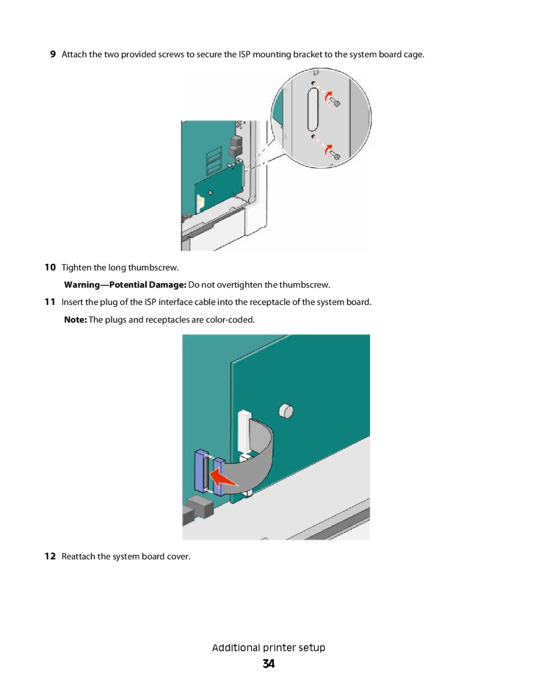 Lexmark MS00850, MS00859, MS00853, MS00855 manual Additional printer setup 