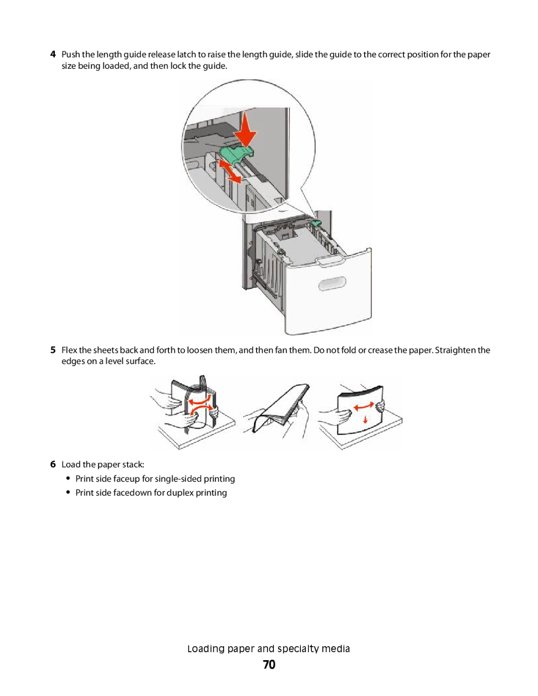 Lexmark MS00850, MS00859, MS00853, MS00855 manual Loading paper and specialty media 