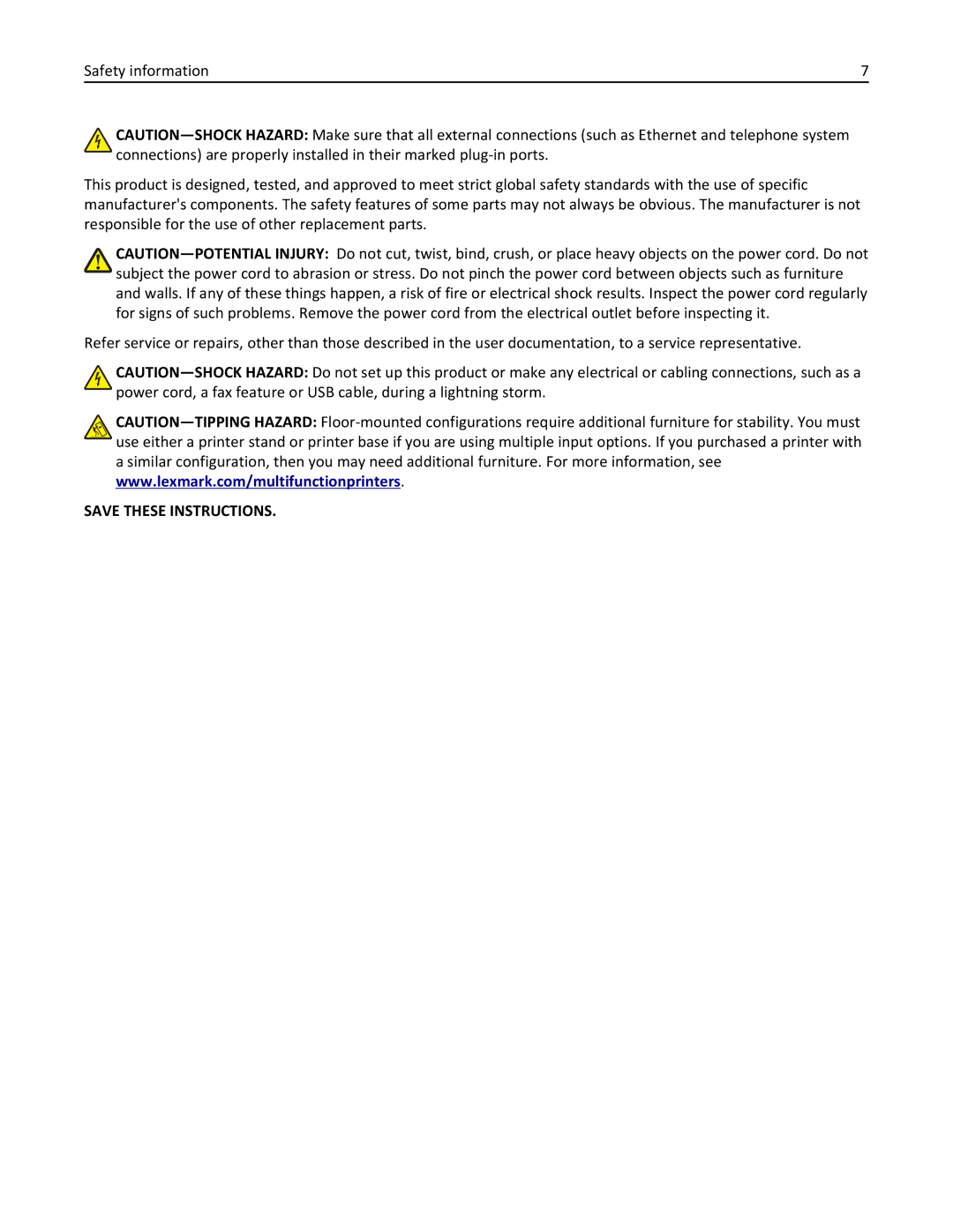 Lexmark MS832, MS835, MS710 manual 