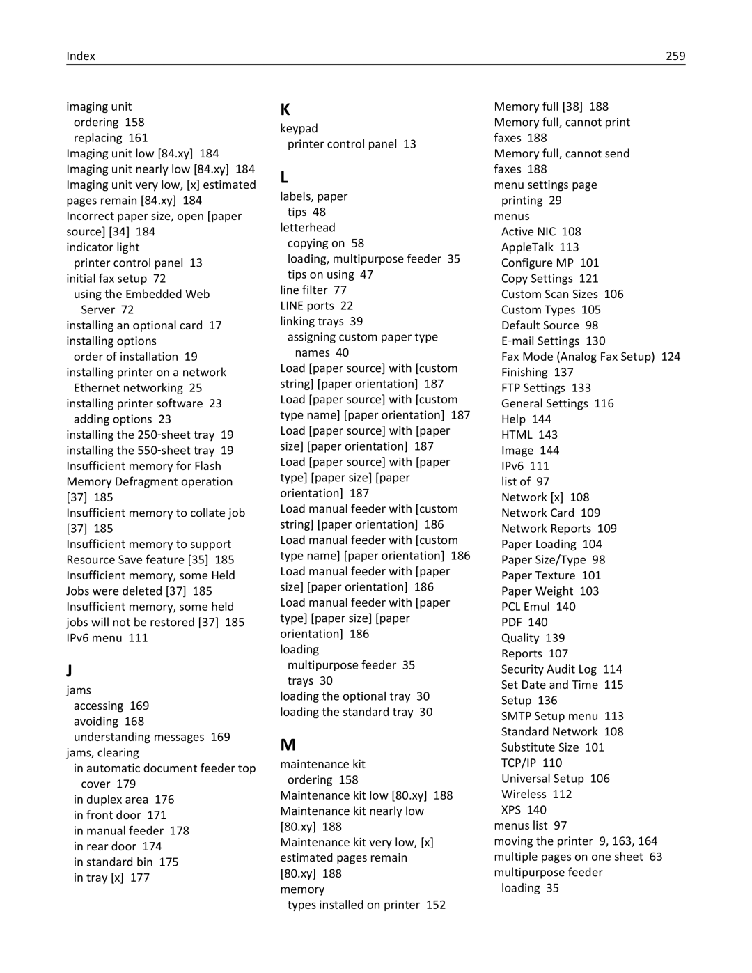 Lexmark MX310 manual 