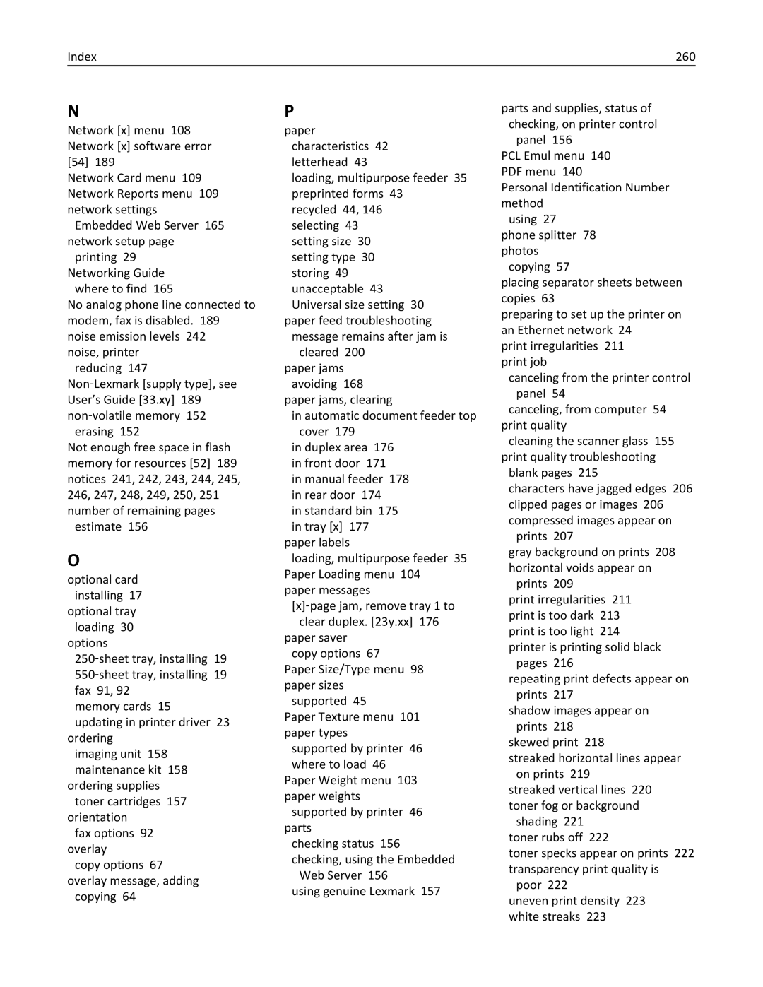 Lexmark MX310 manual 