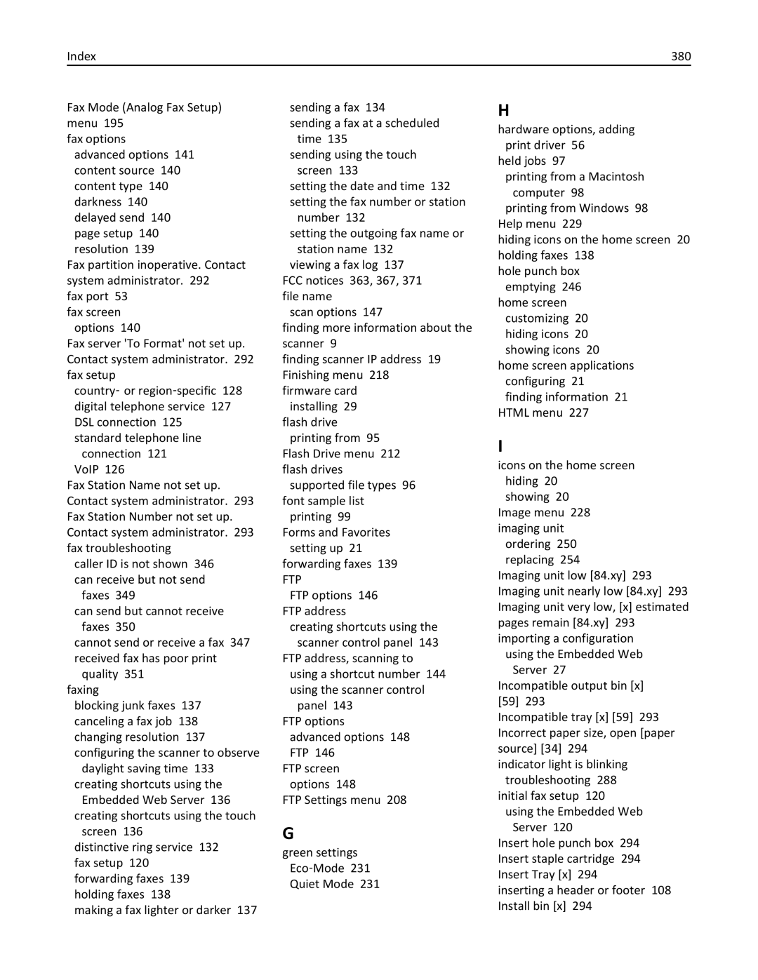 Lexmark MX6500E manual Ftp 