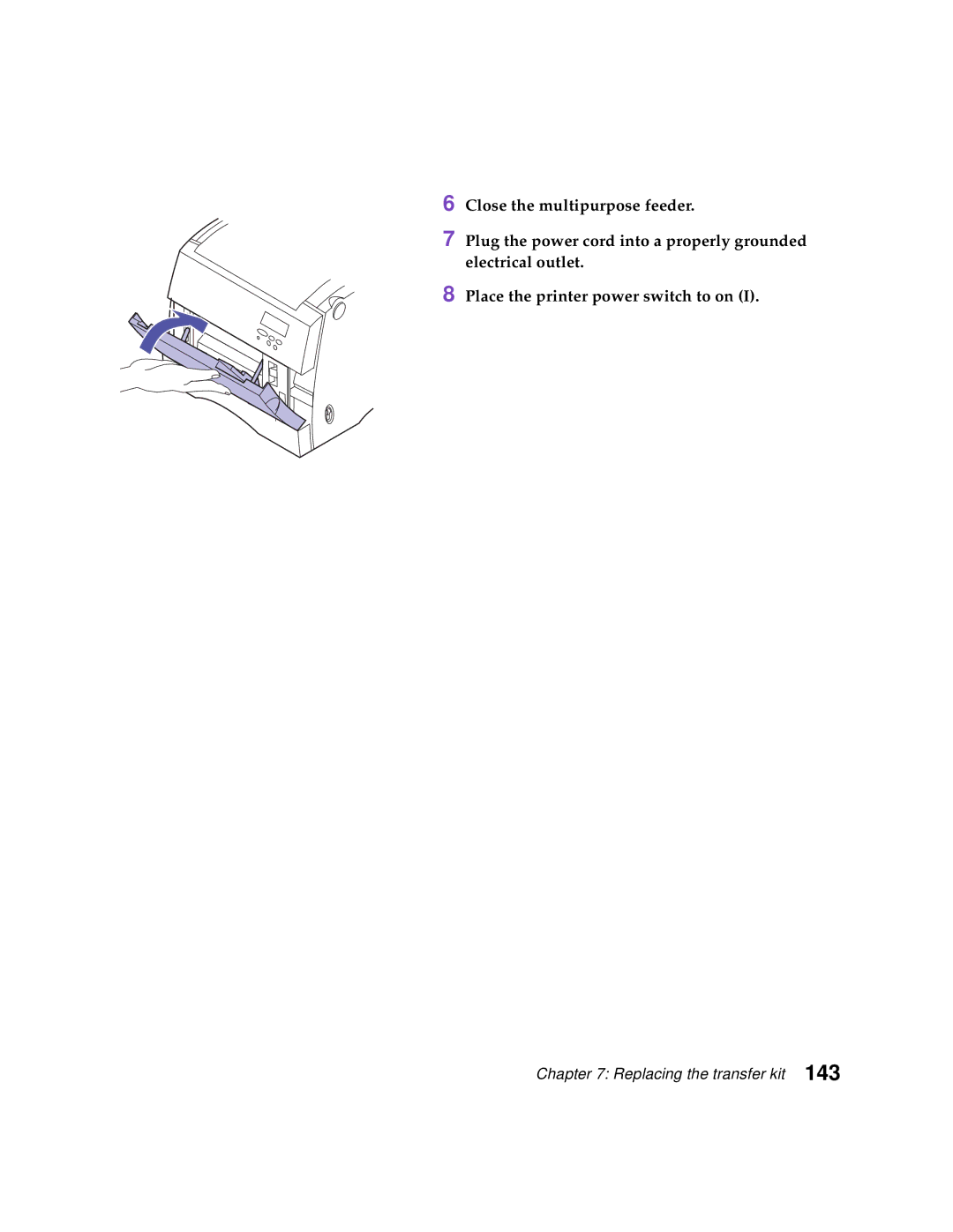 Lexmark Optra C710 manual Replacing the transfer kit 