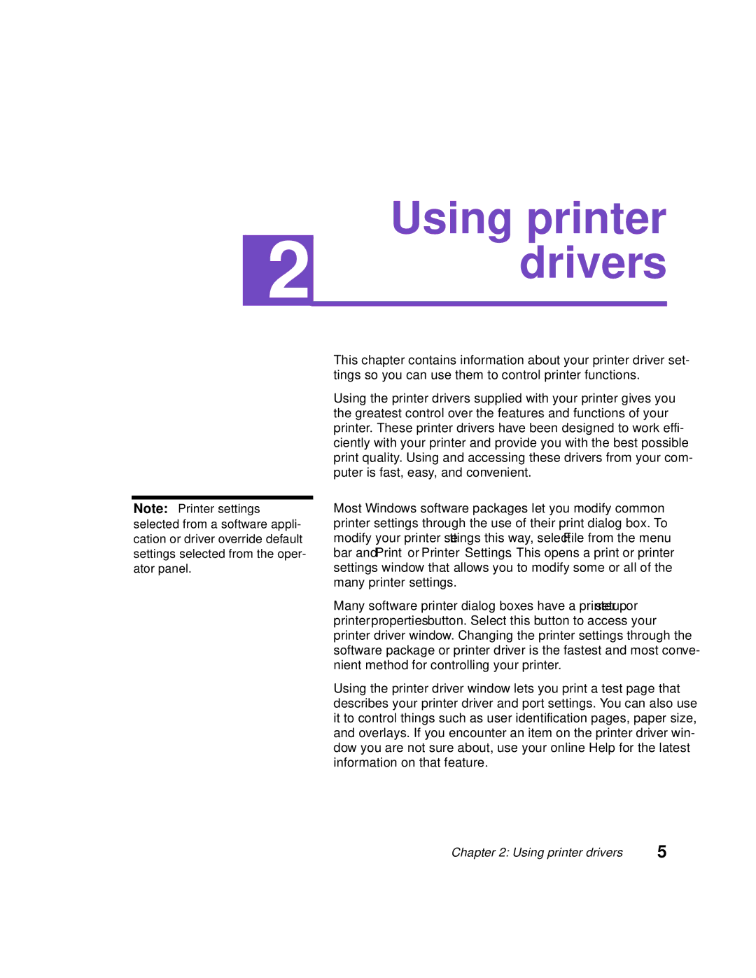 Lexmark Optra C710 manual Using printer drivers 