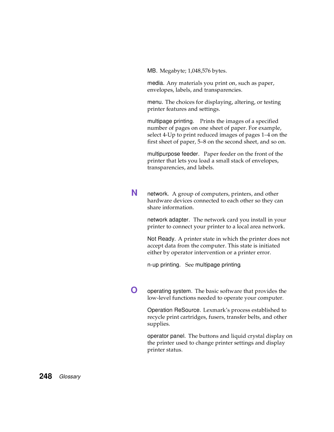 Lexmark Optra C710 manual Up printing. See multipage printing 