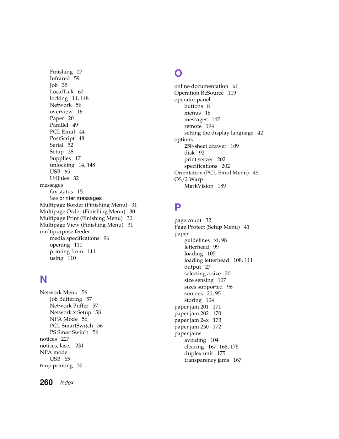 Lexmark Optra C710 manual See printer messages 