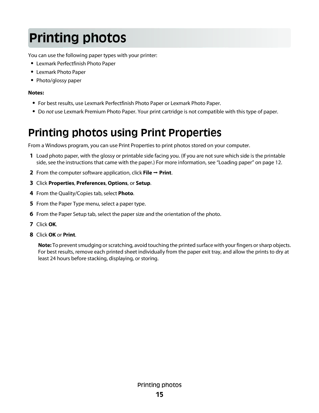 Lexmark P200 Series manual 