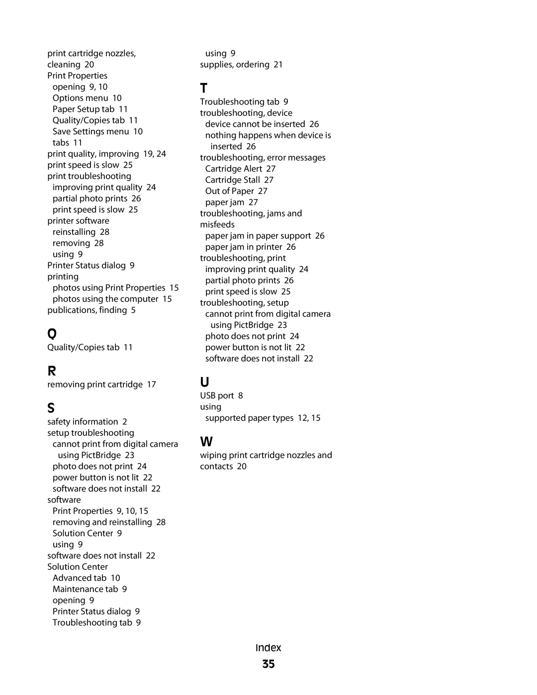 Lexmark P200 Series manual Using 9 supplies, ordering 