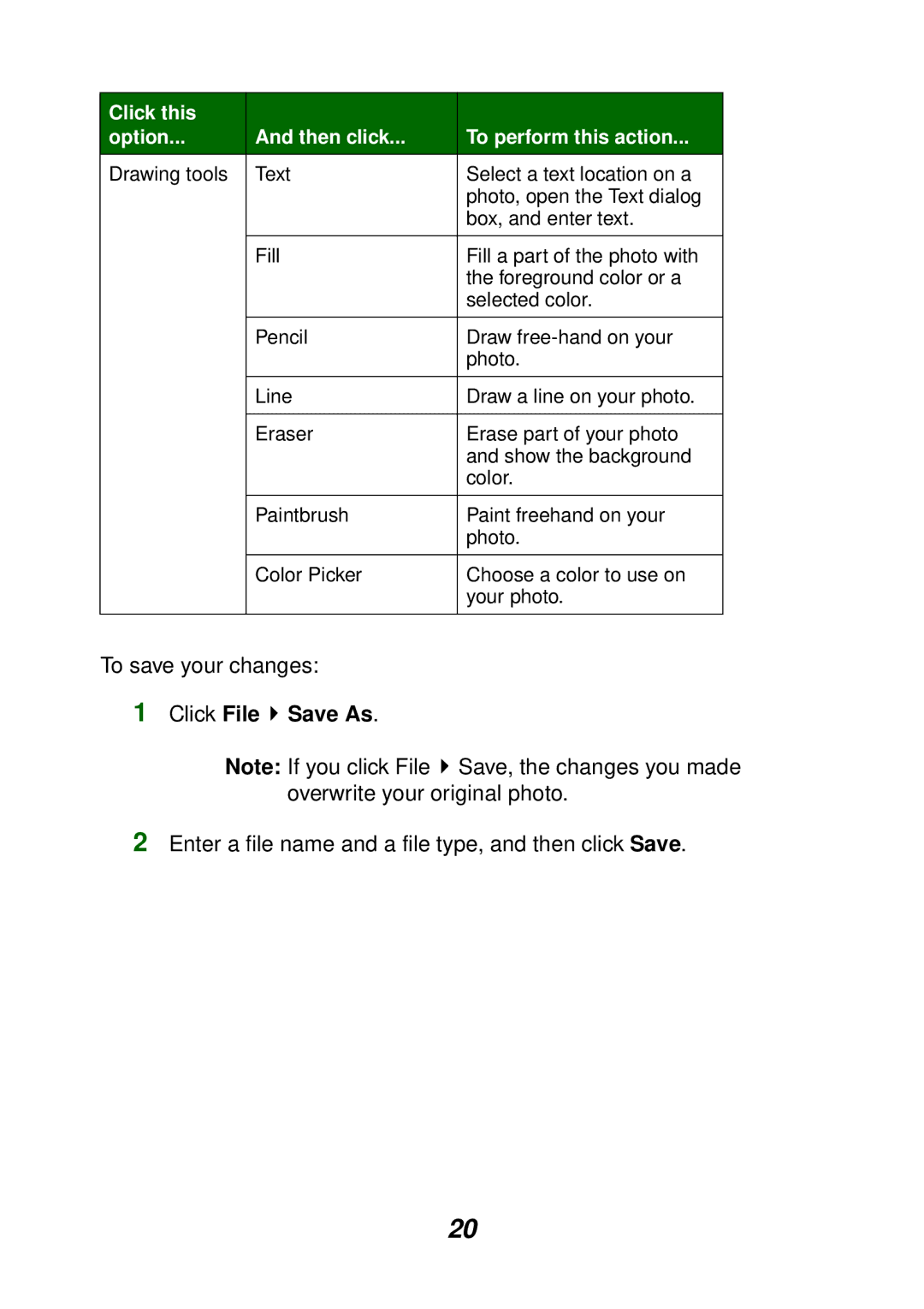 Lexmark P700 manual Click File Save As 