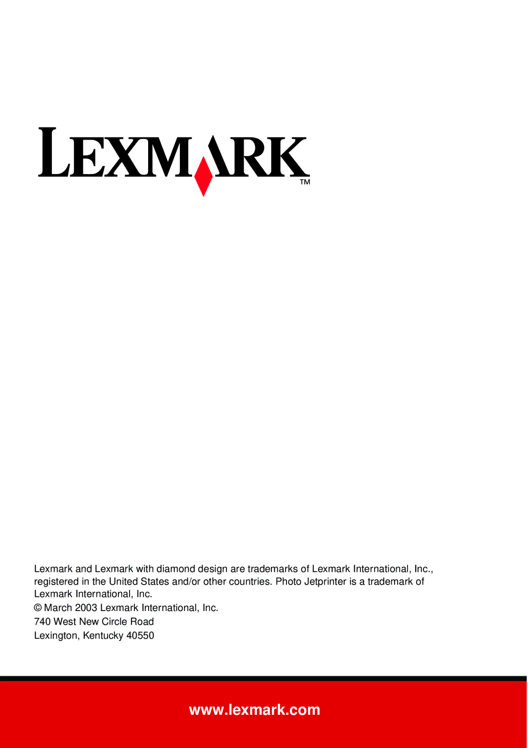 Lexmark P700 manual 