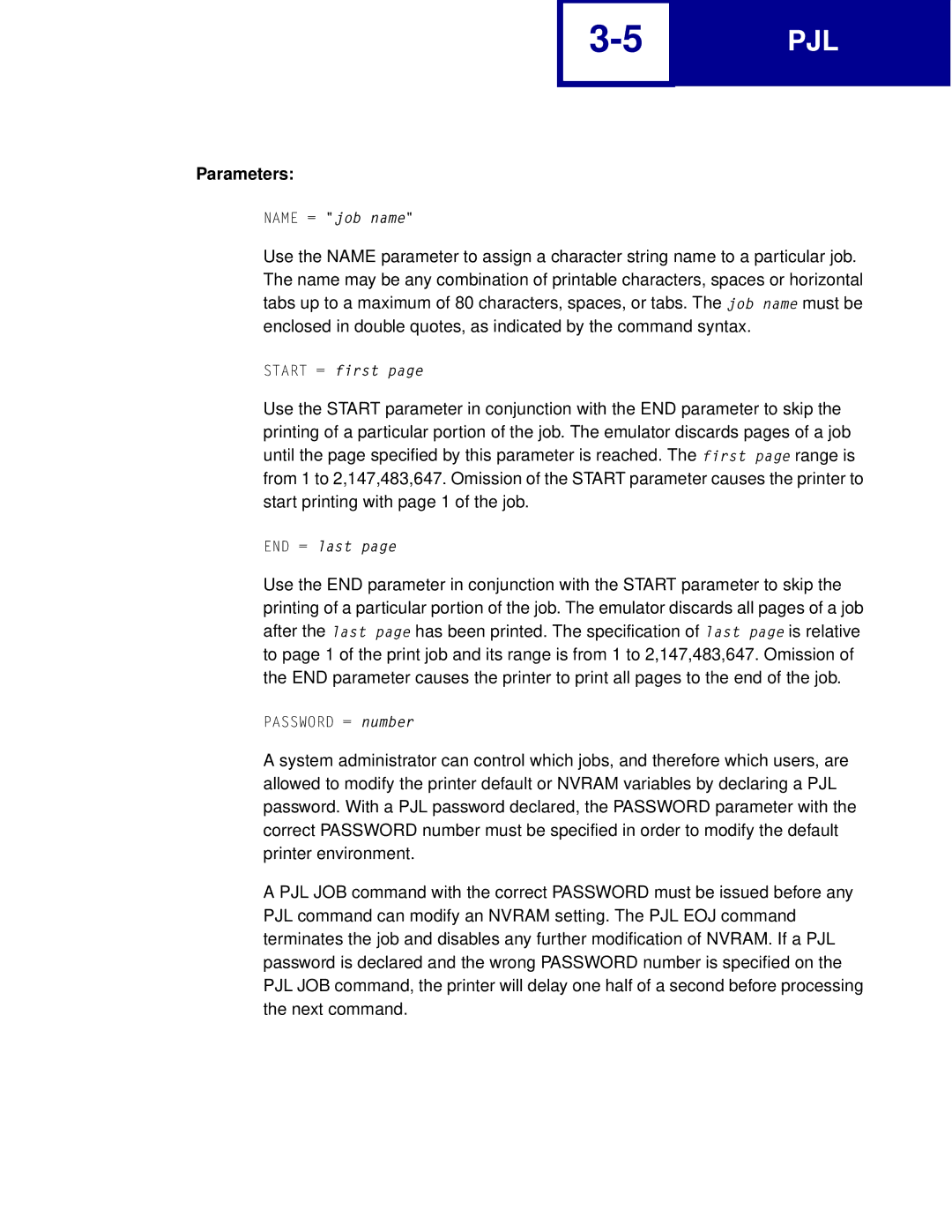 Lexmark Printer manual Start = first 